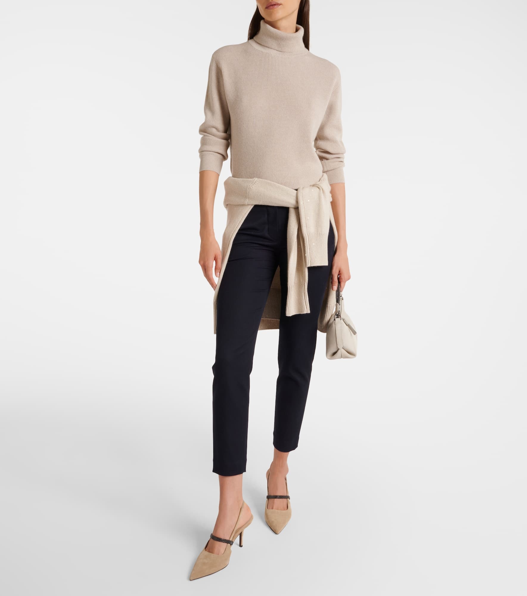 Cashmere turtleneck sweater - 2
