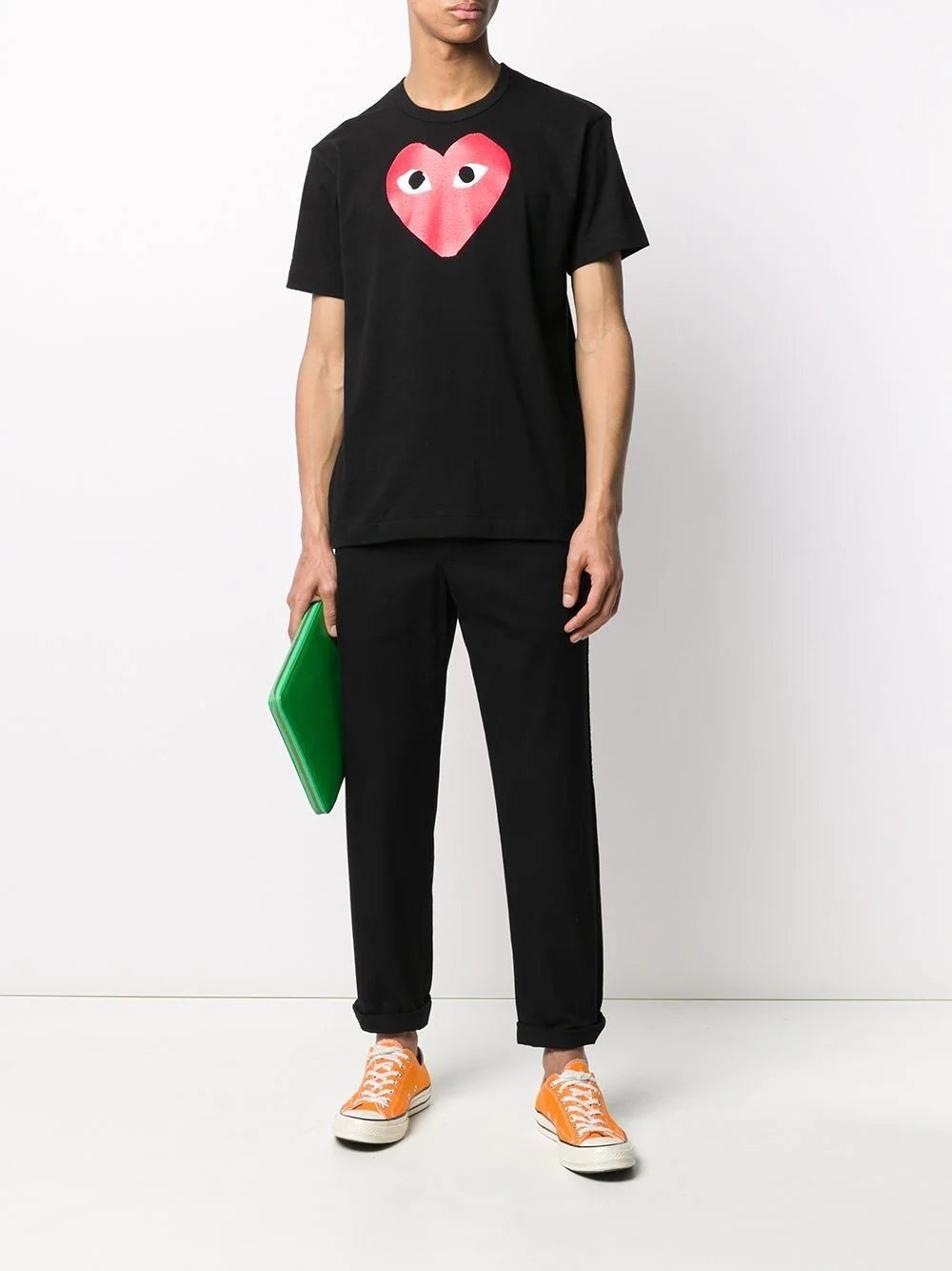 HEART-PRINT T-SHIRT - 2