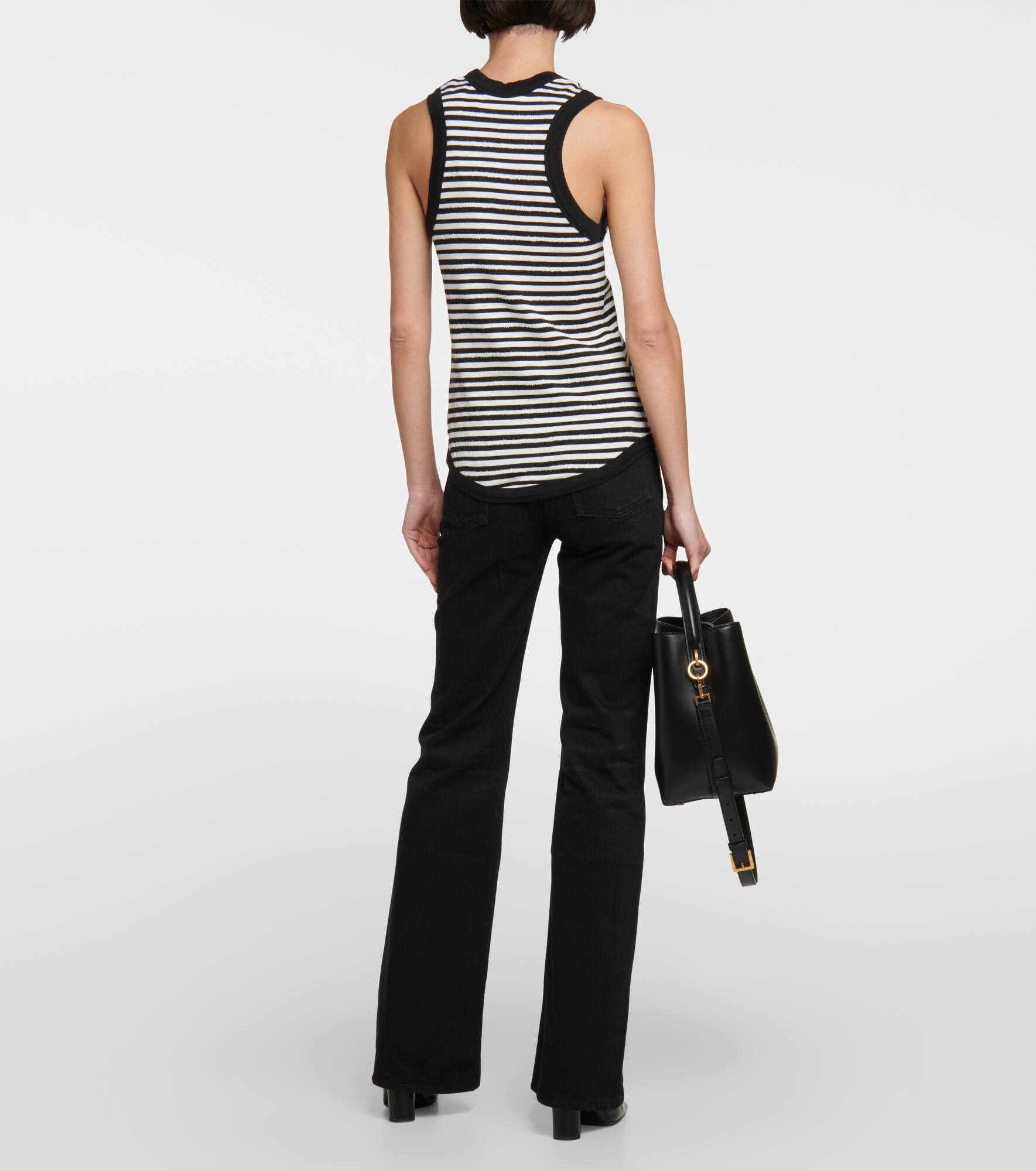 Cassandre striped jersey top - 3