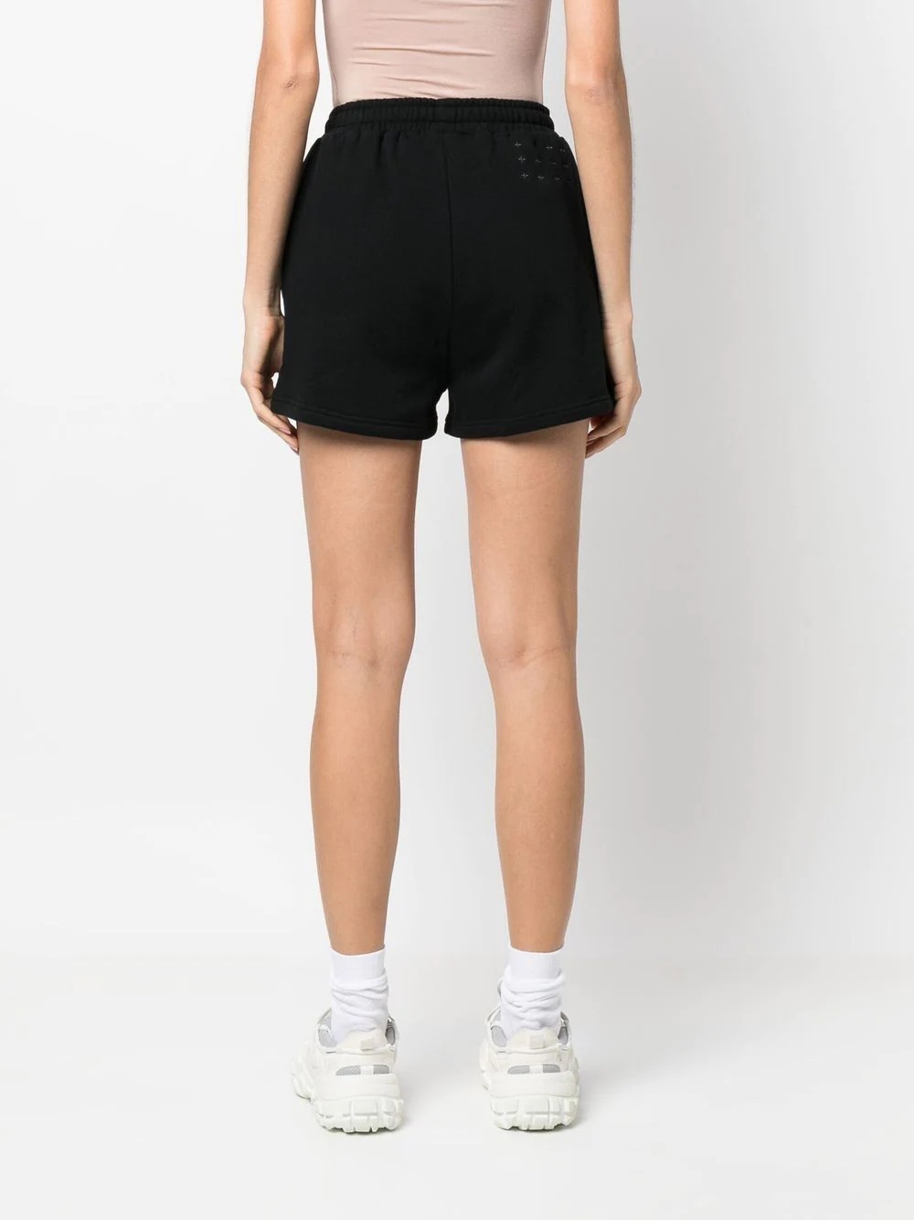 high-waist track shorts - 4