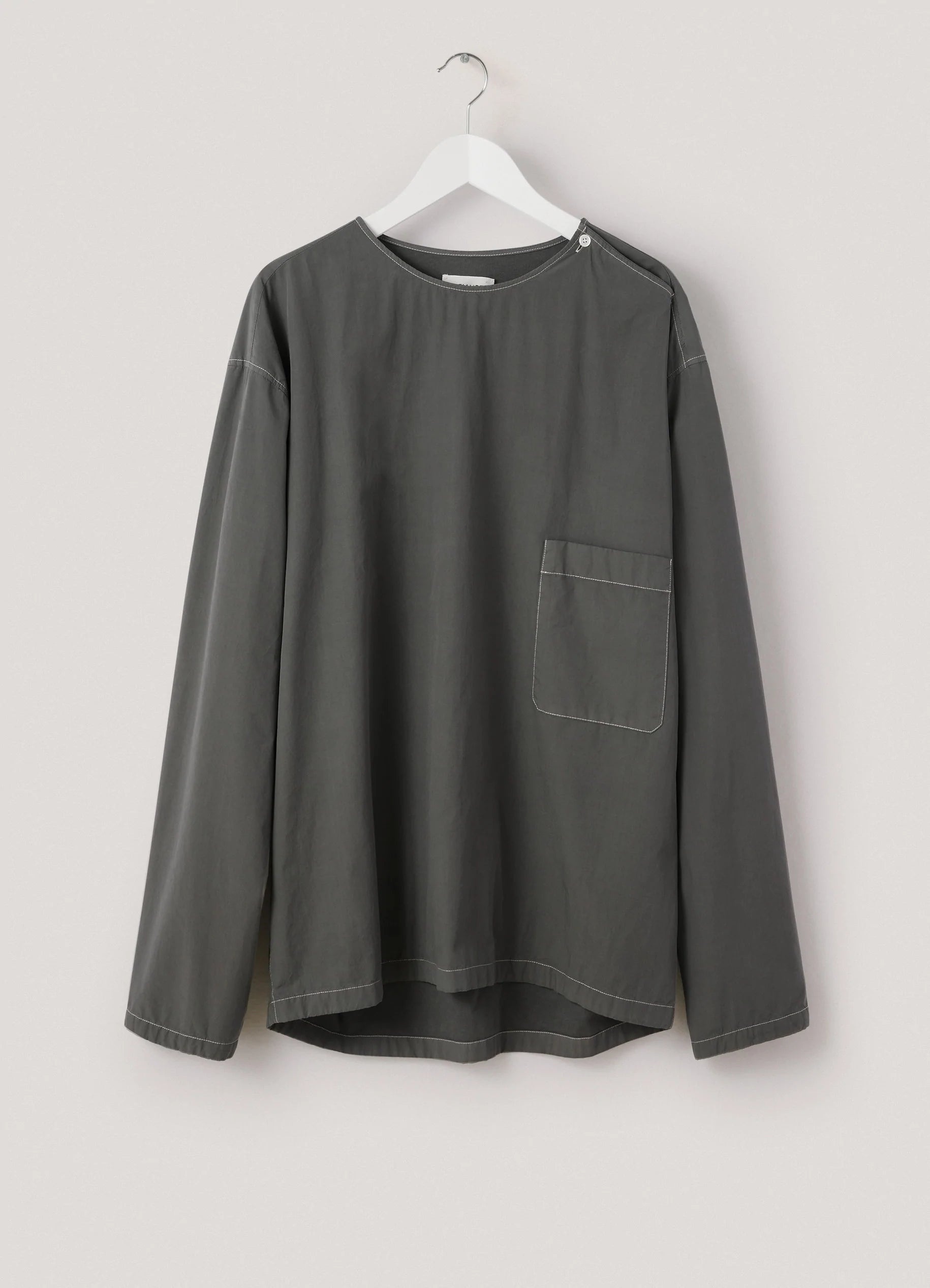 LONG SLEEVES WOVEN T-SHIRT
COMPACT POPLIN - 1