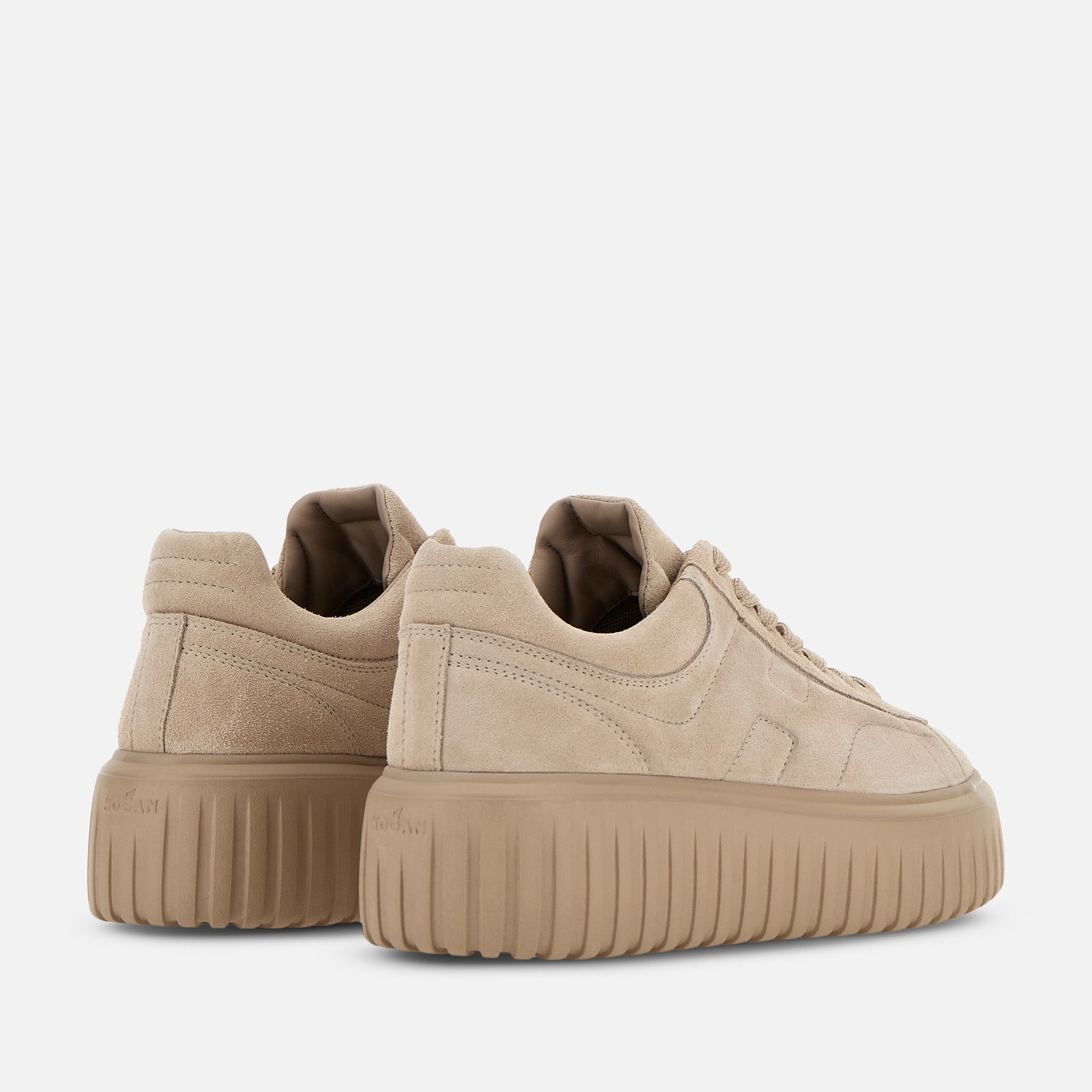 スニーカー HOGAN Sand Suede H-Stripes Sneakers HOGAN Sneakers Hogan H-Stripes | REVERSIBLE