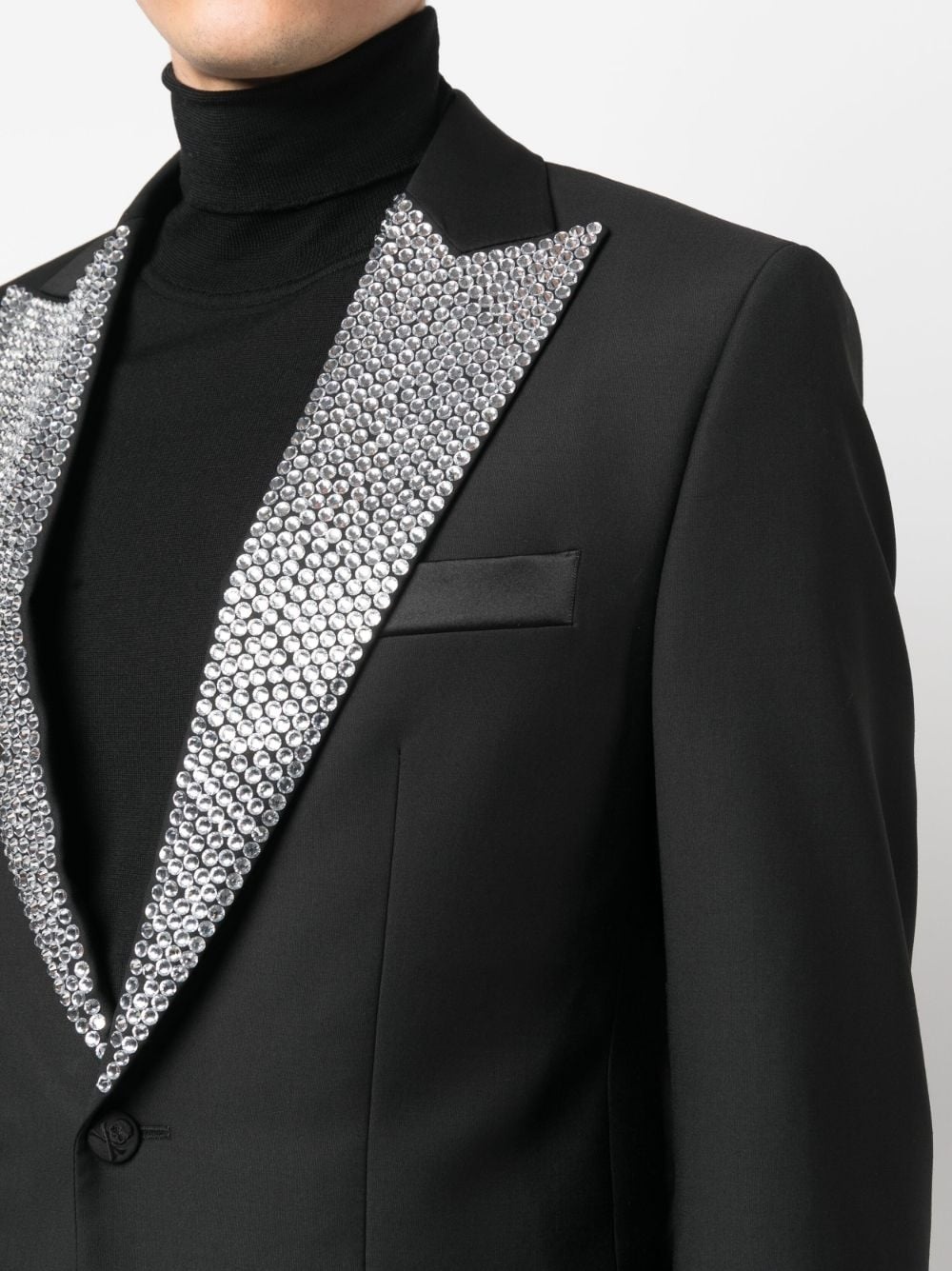 crystal-embellished dinner suit - 5