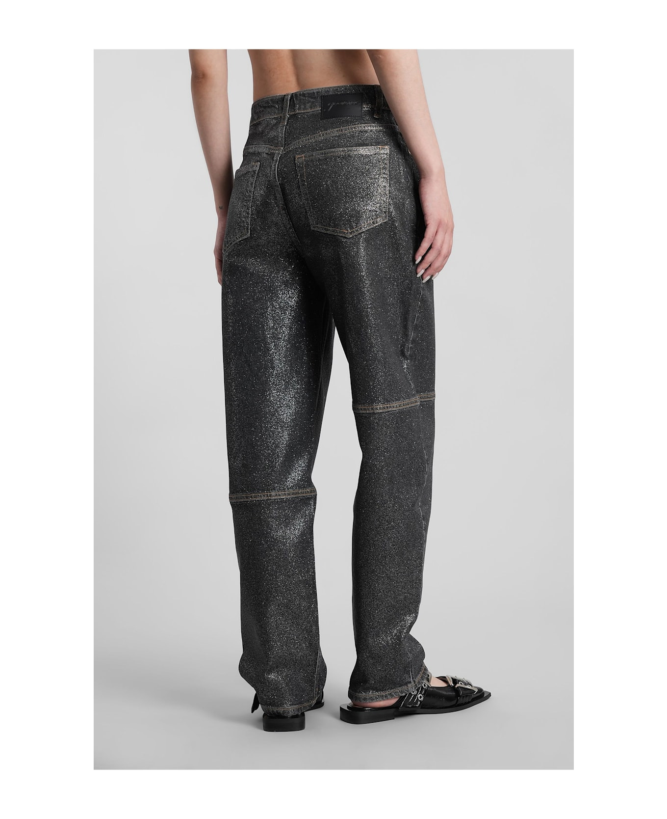 Jeans In Black Cotton - 3