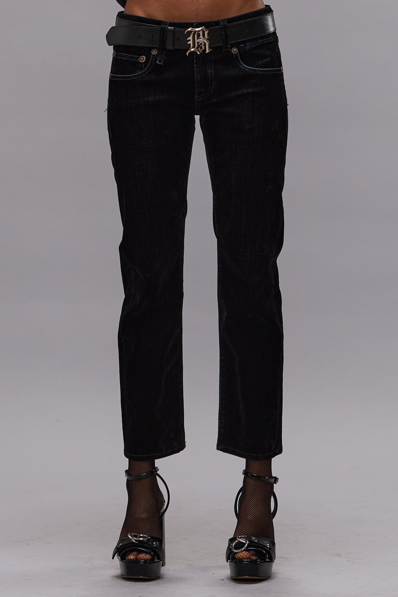 BOY STRAIGHT - FLOCKED BLACK - R13 - 4