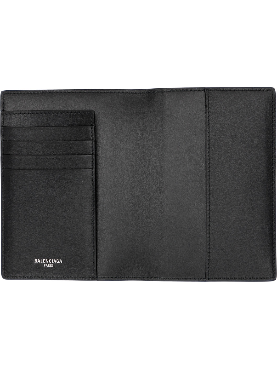 Blue Leather Passport Holder - 3