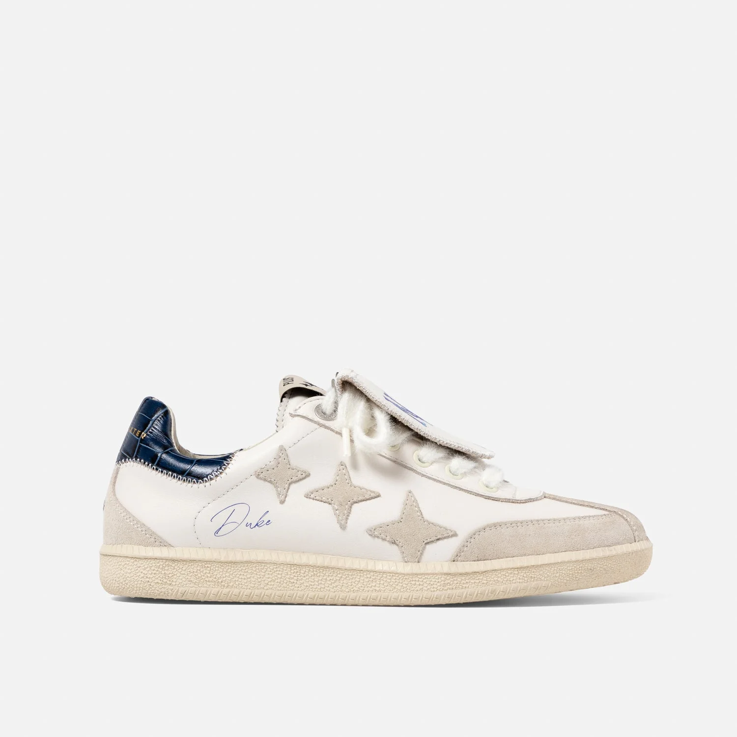 Plus Duke NY White + Navy Sneaker - Women's - 1