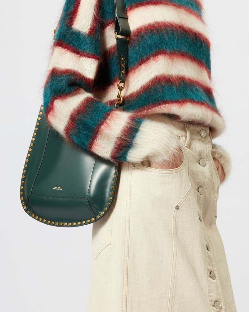 Isabel Marant OSKAN LEATHER SHOULDER BAG outlook