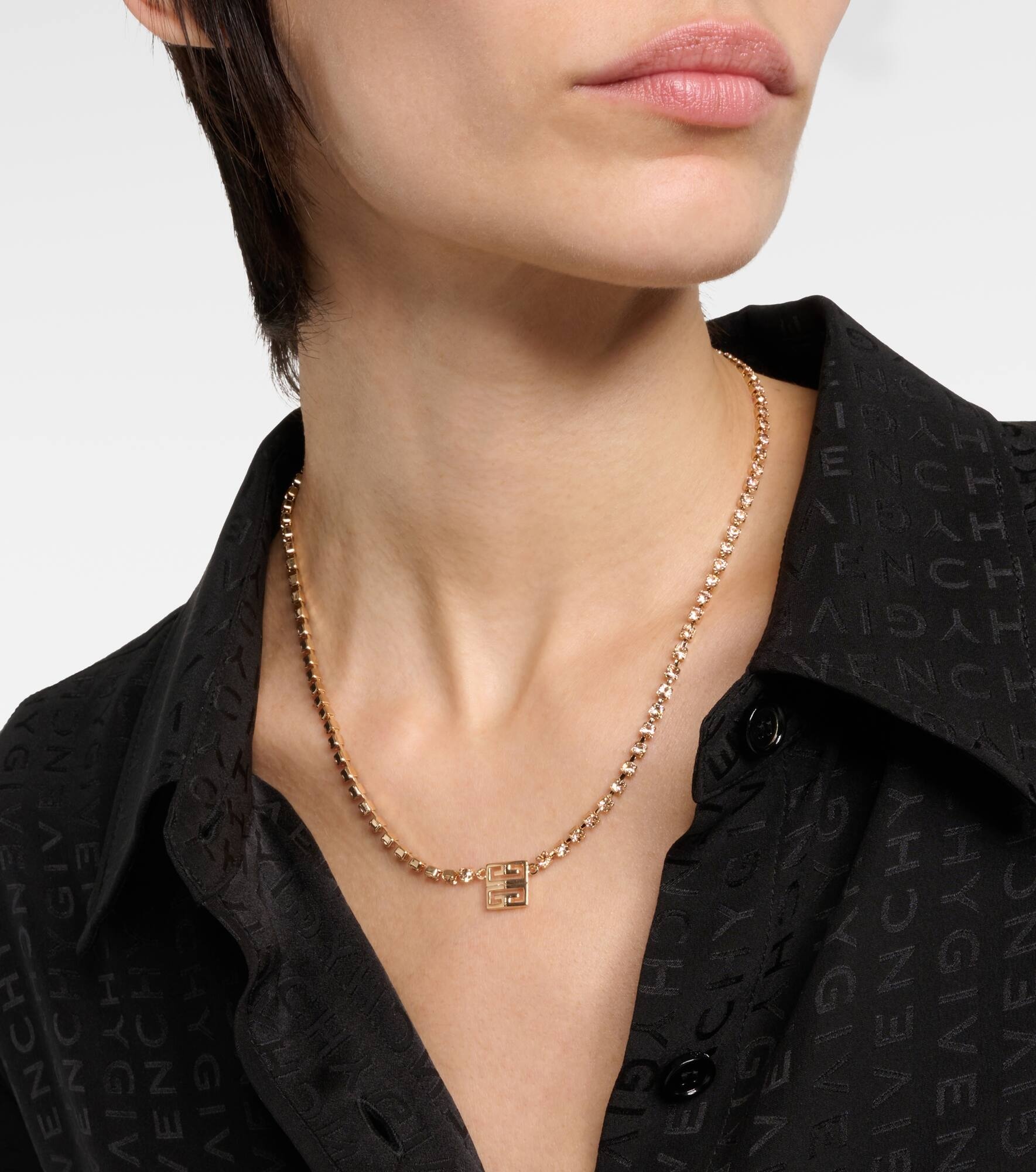4G crystal-embellished necklace - 3