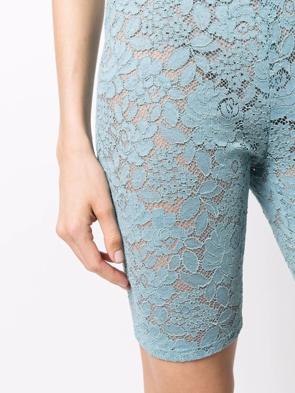 Isla floral-lace cycling shorts - 5