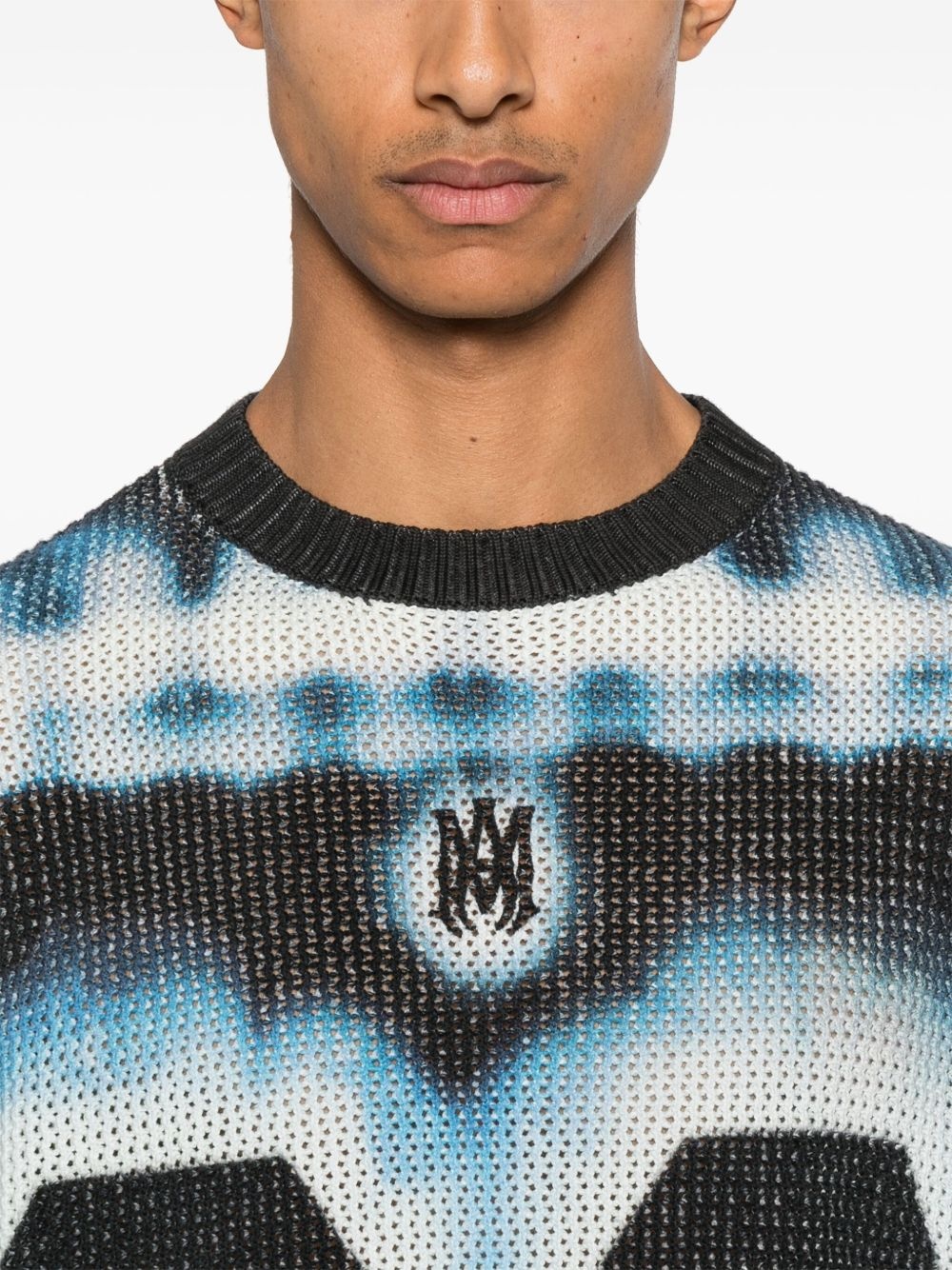 tie-dye knitted sweater - 5