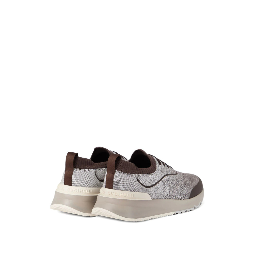 Brunello Cucinelli Brown Trainers - Slip-Ons Men - 5