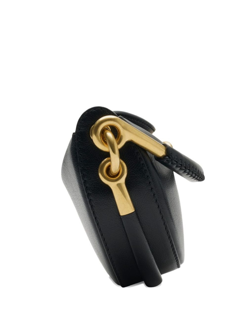 Burberry half-moon leather clutch outlook