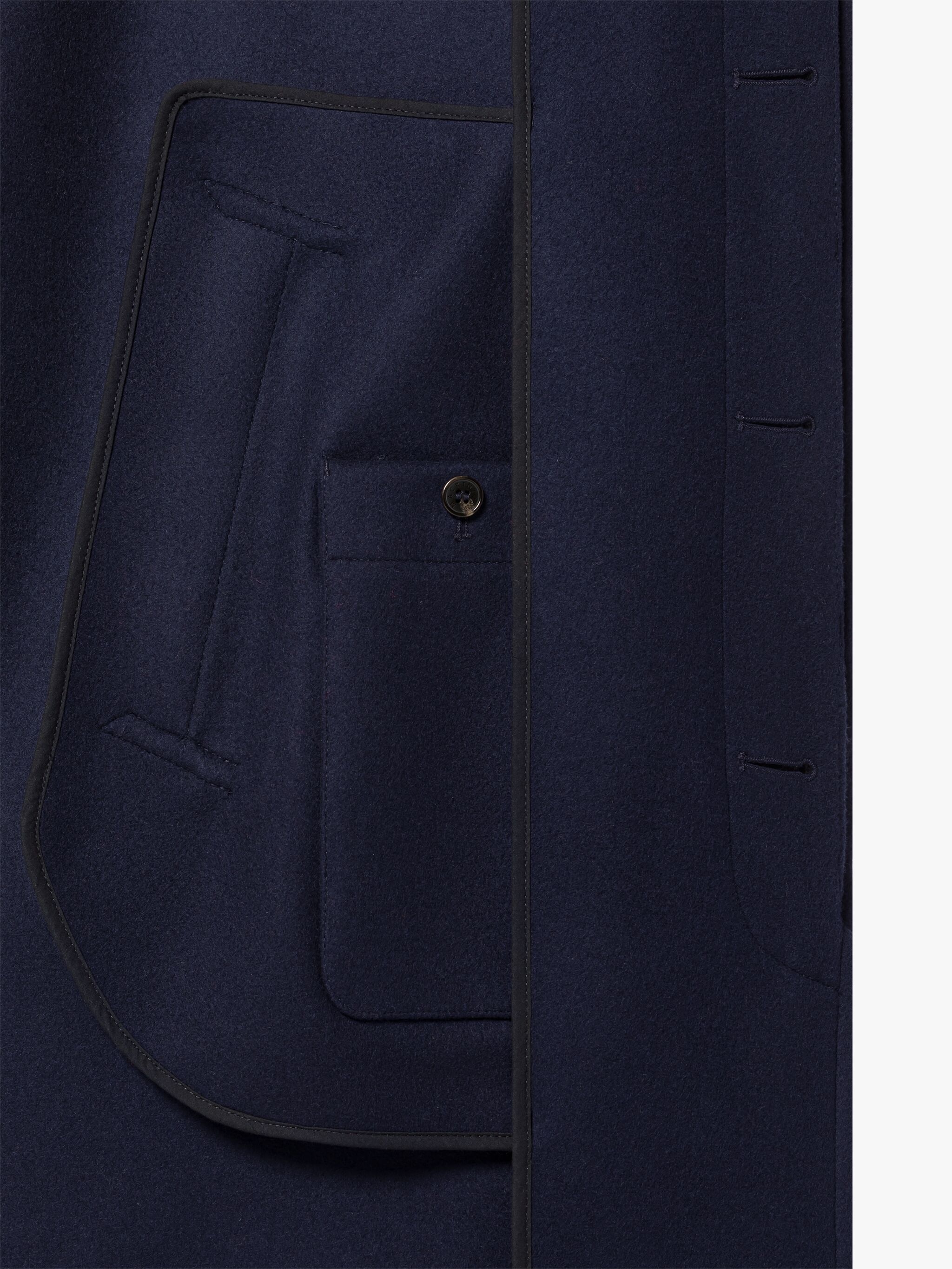 BOSTON INK WOOL OVERCOAT - 6