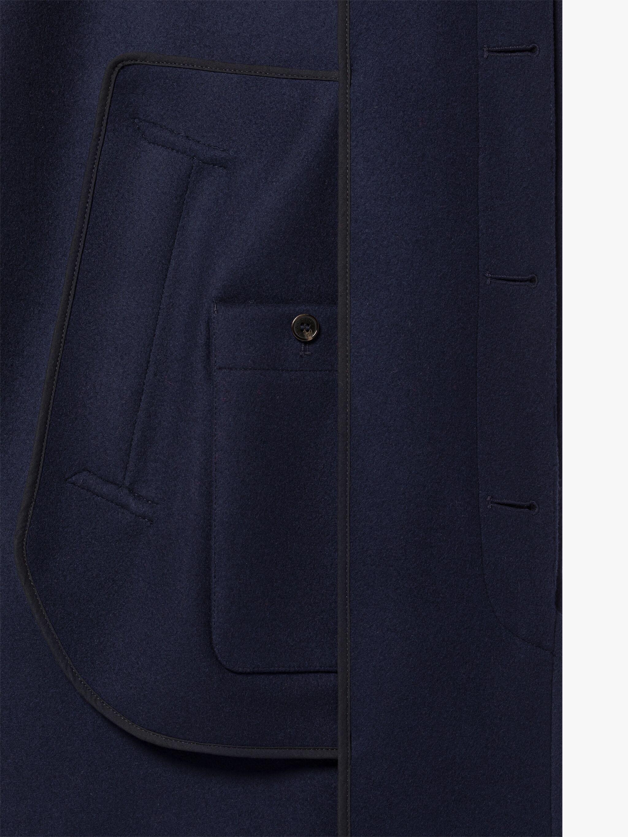 BOSTON INK WOOL OVERCOAT - 6