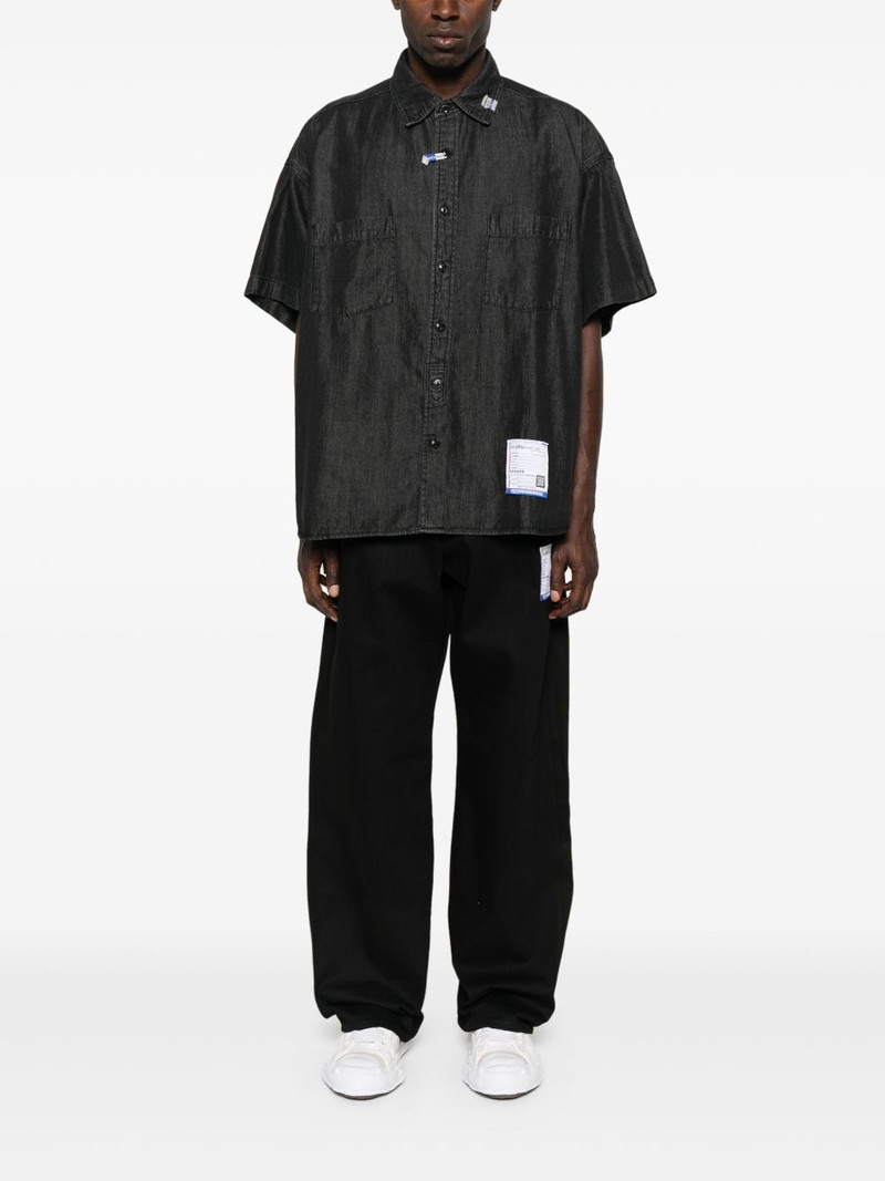 Maison MIHARAYASUHIRO logo-patch trousers outlook