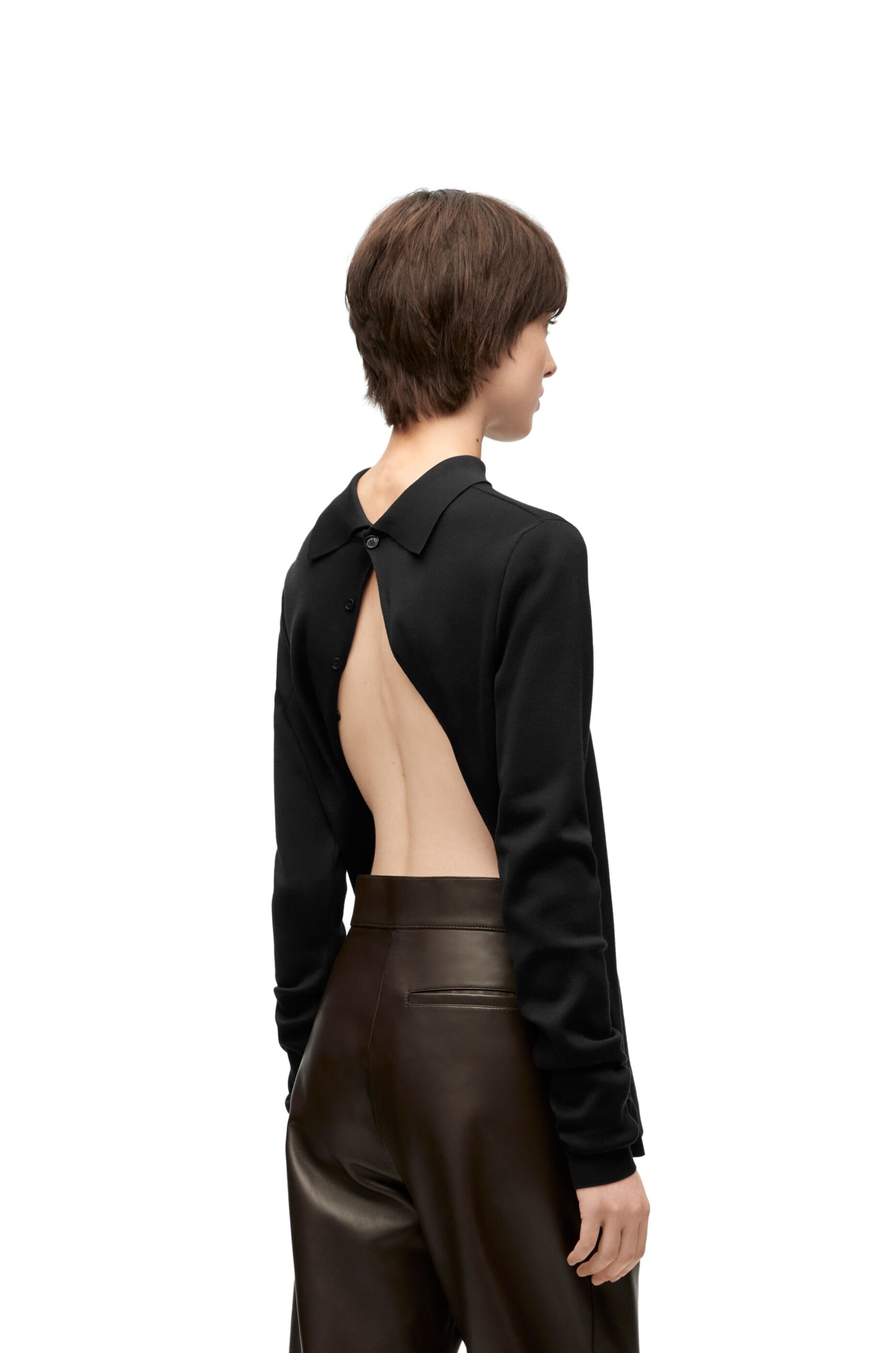 Back to front sweater in silk - 6