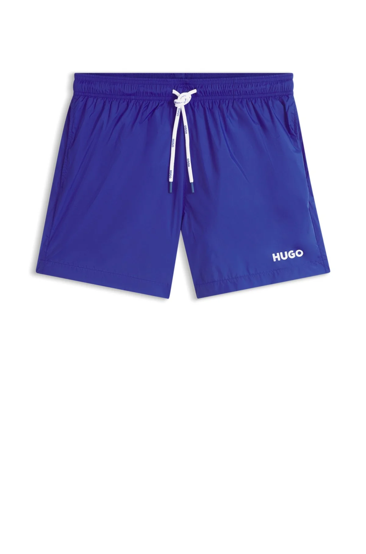 SWIM SHORTS WITH CONTRAST LOGO PRINT - 1