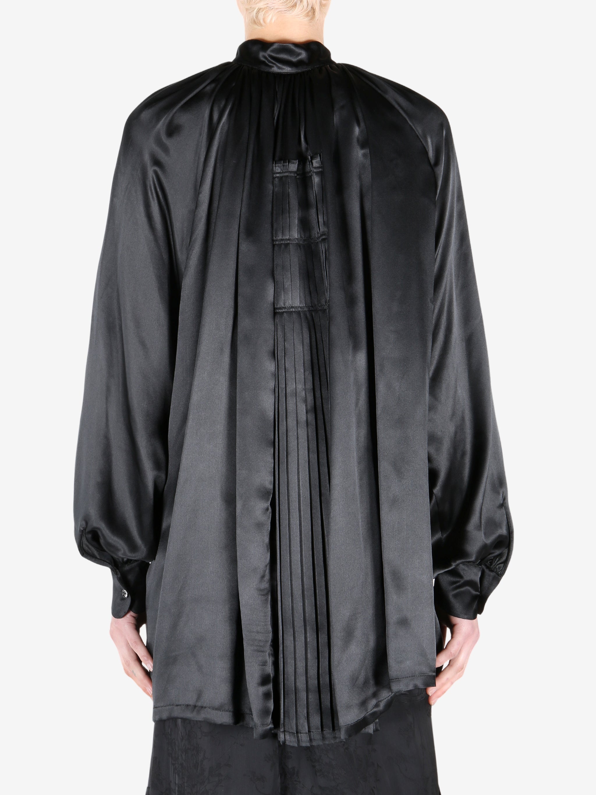 ANN DEMEULEMEESTER - Women Likki Comfort  Pleated Shirt - 3