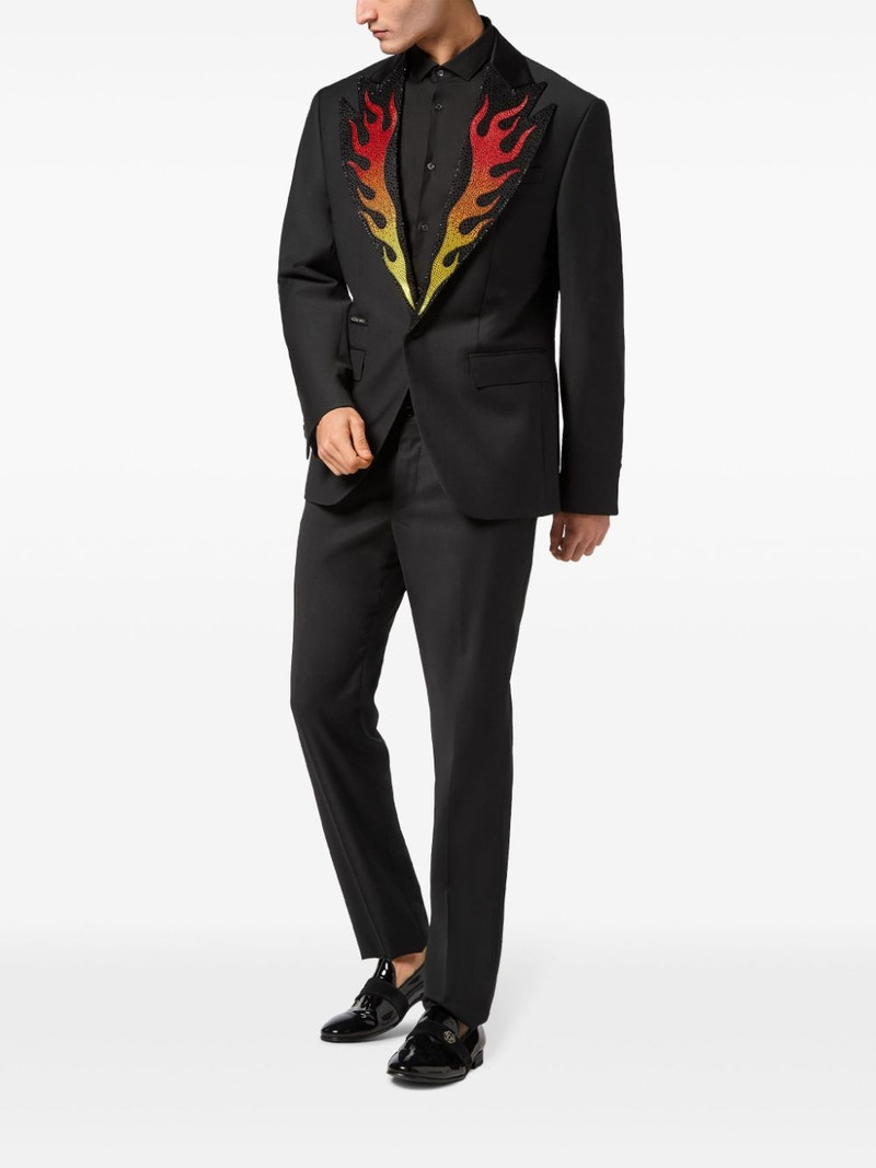 PHILIPP PLEIN Flame single-breasted blazer outlook