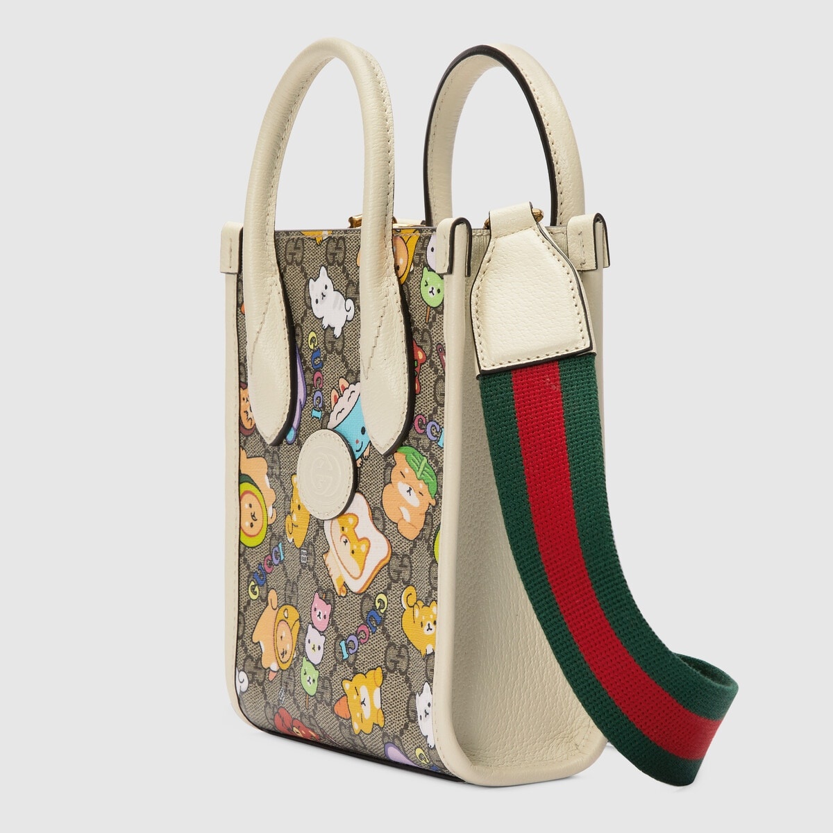 Gucci animal print mini tote bag - 2