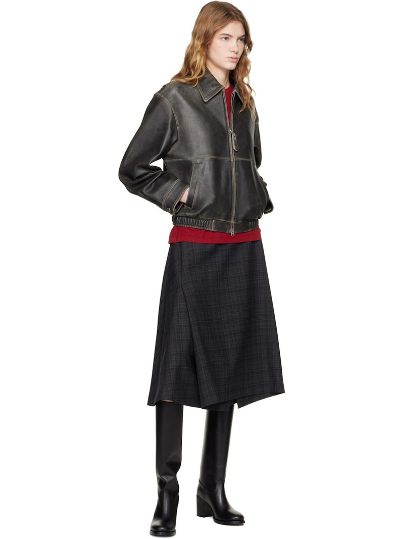 Dunst Black Drizzler Leather Jacket outlook