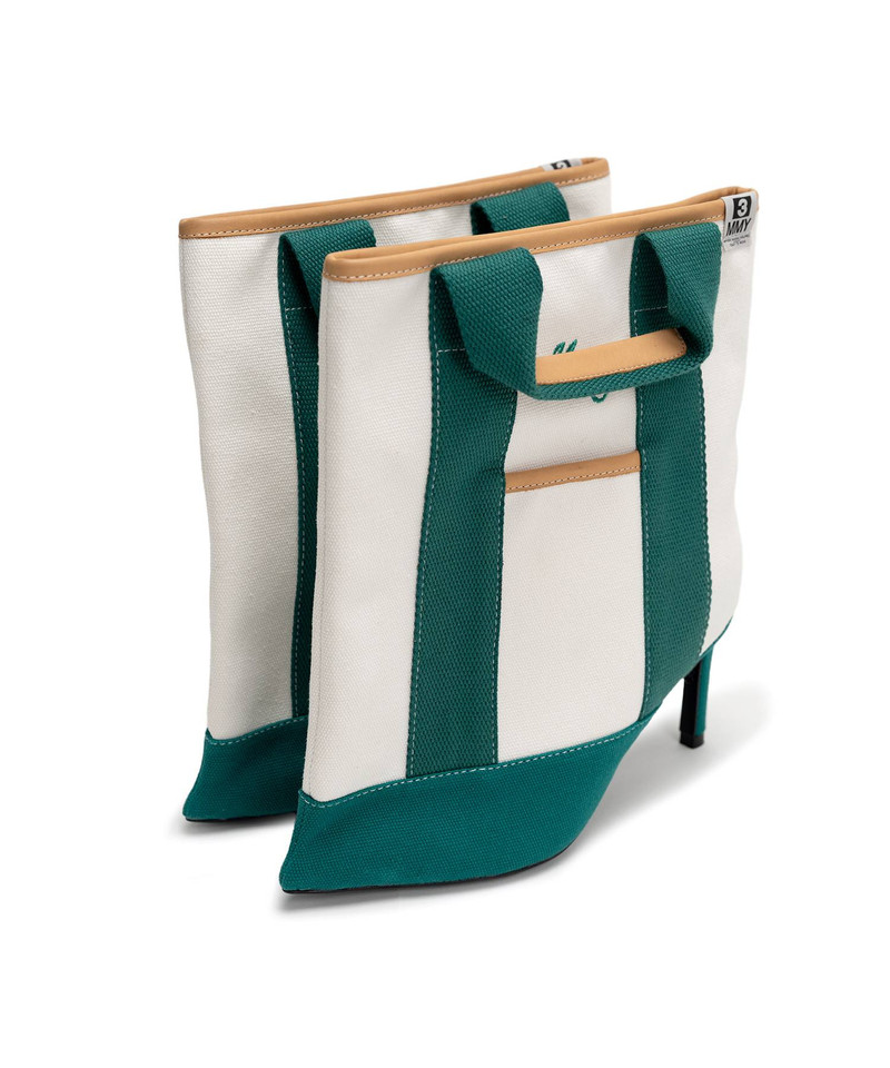 Tote Bag Detail Pin Heel Boots 19