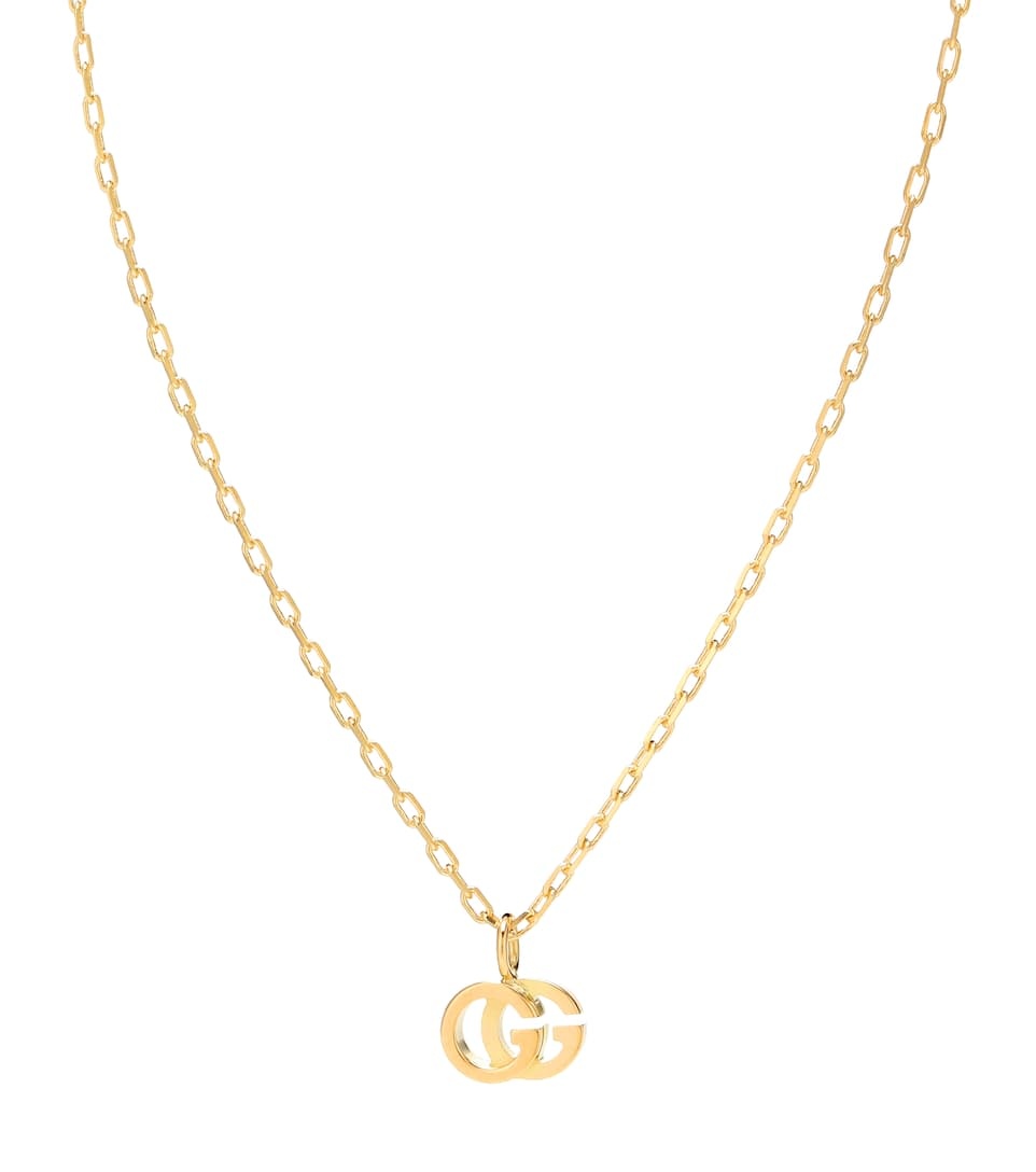 Double G 18kt gold and topaz necklace - 1