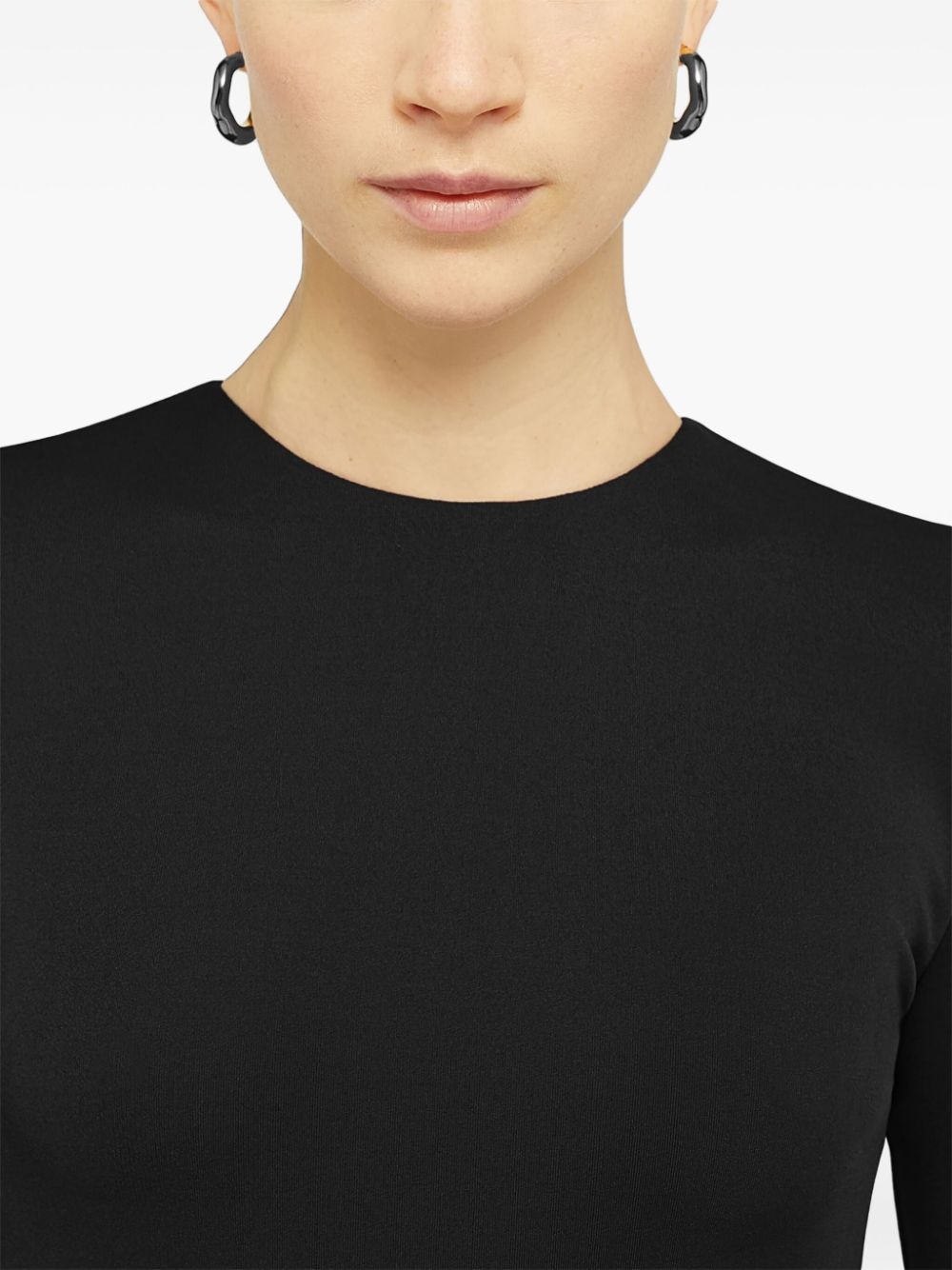 layered-design midi dress - 3