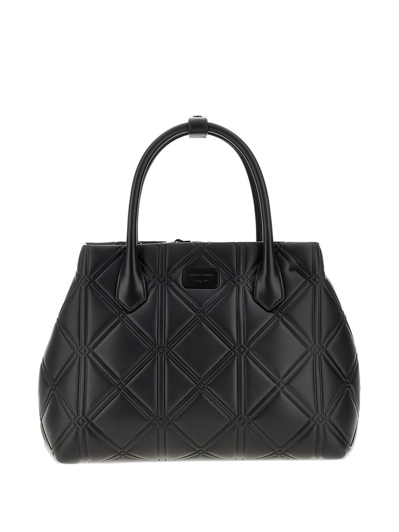 EMPORIO ARMANI chain-detail tote bag outlook