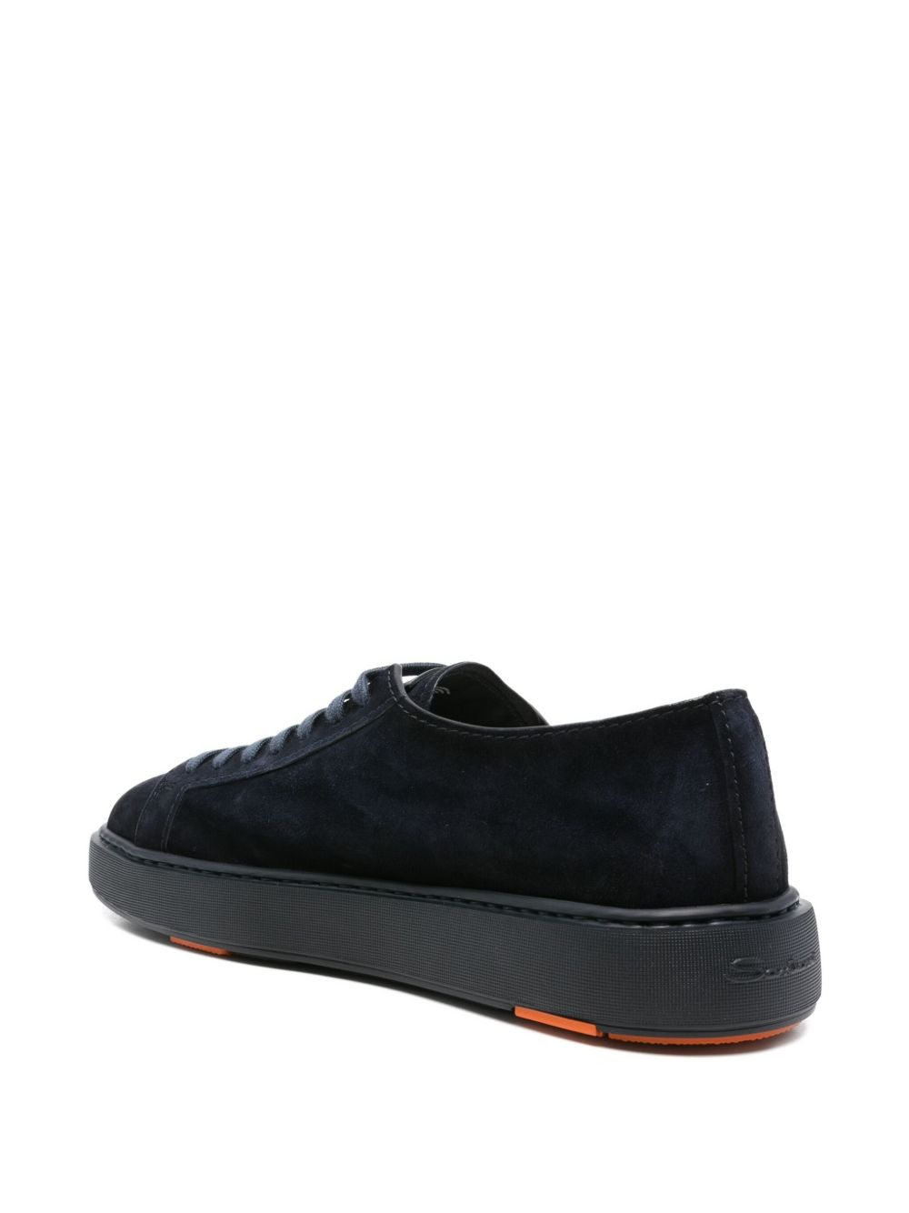 suede lace-up sneakers - 3