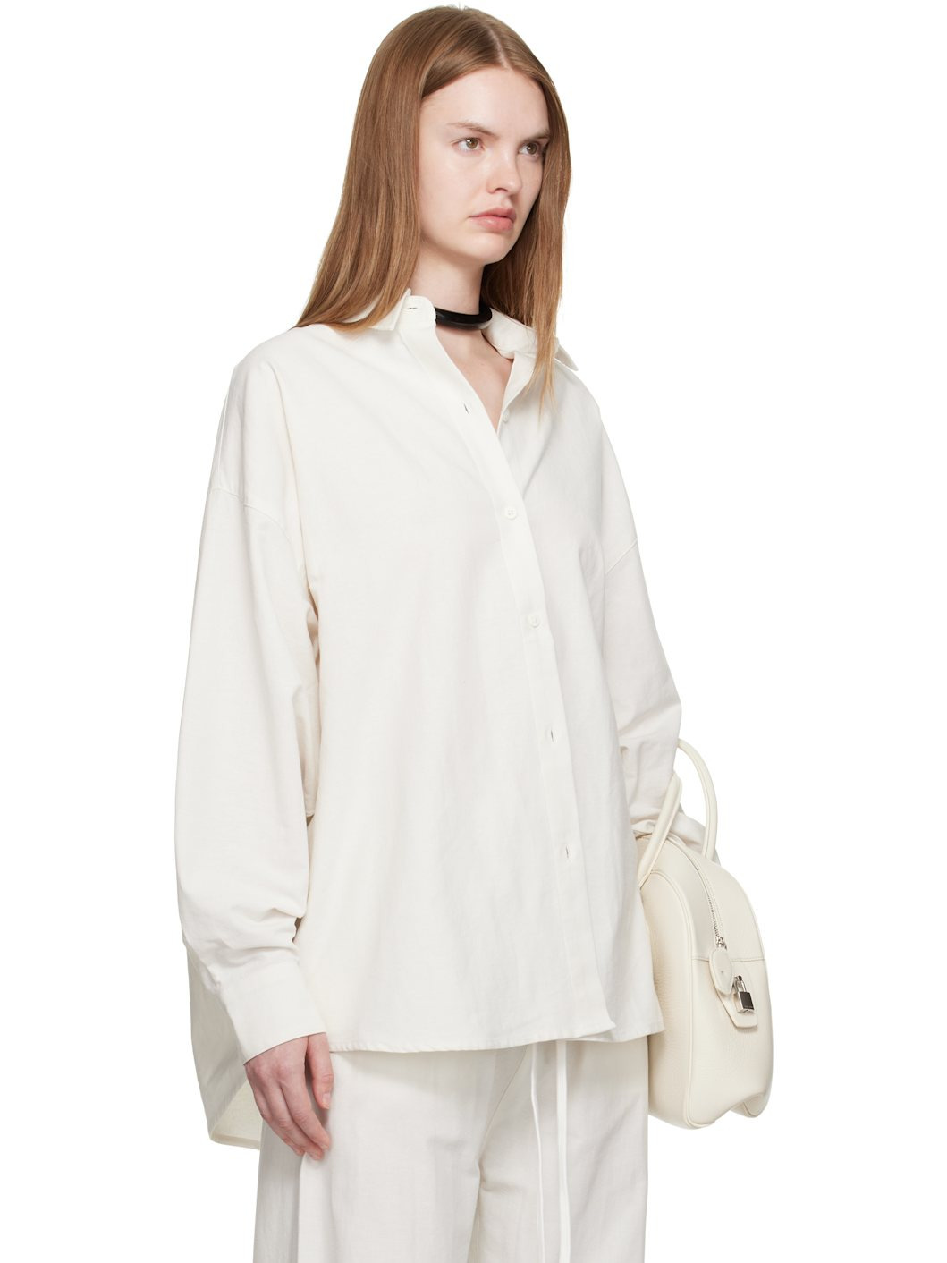 White Relaxed Shirt - 2