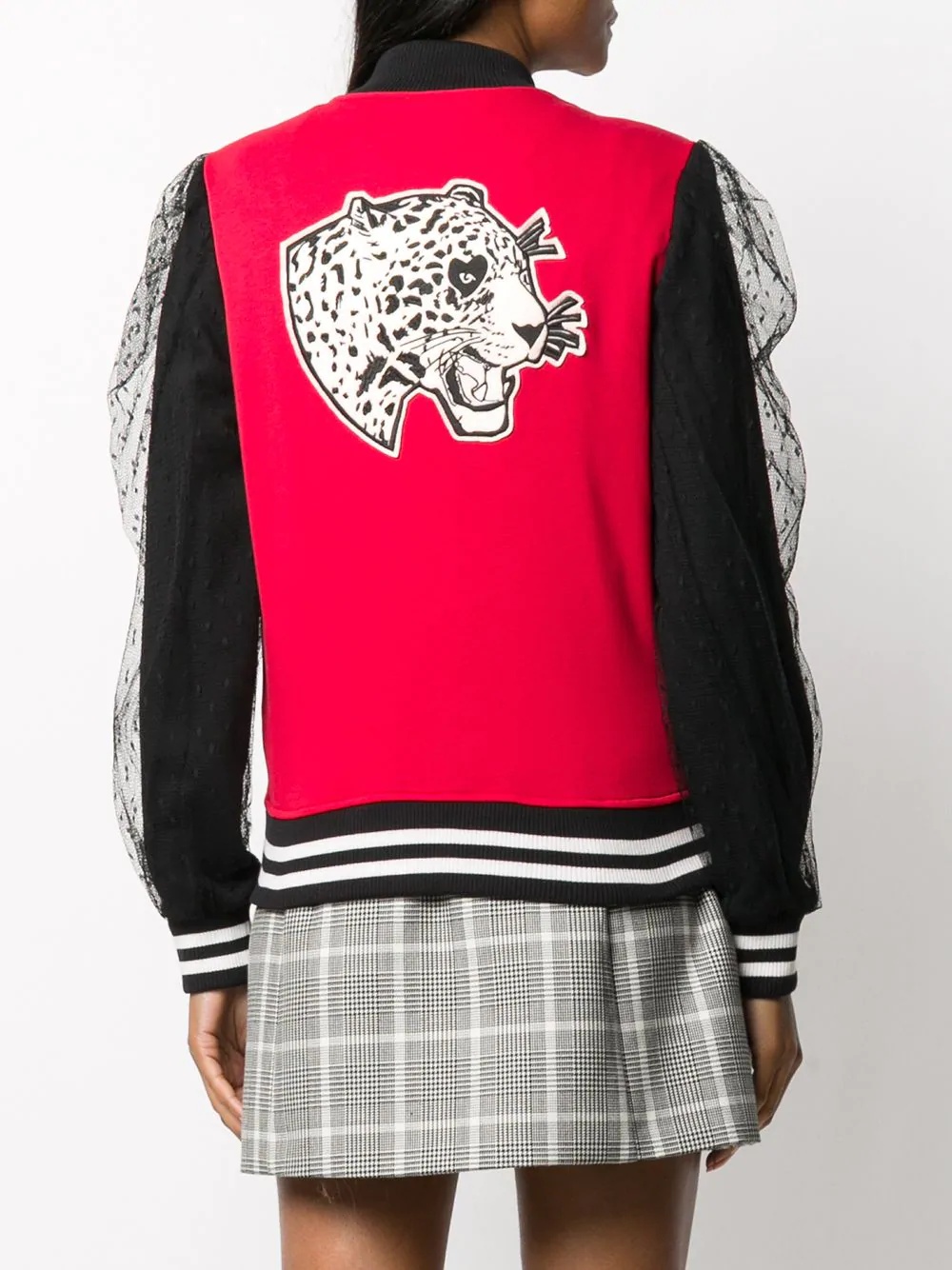 embroidered Varsity jacket - 4