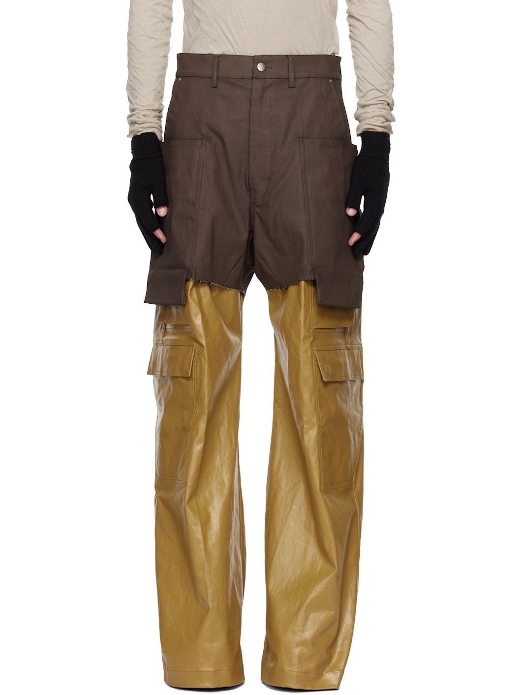 Khaki Porterville Stefan Cargo Shorts - 1