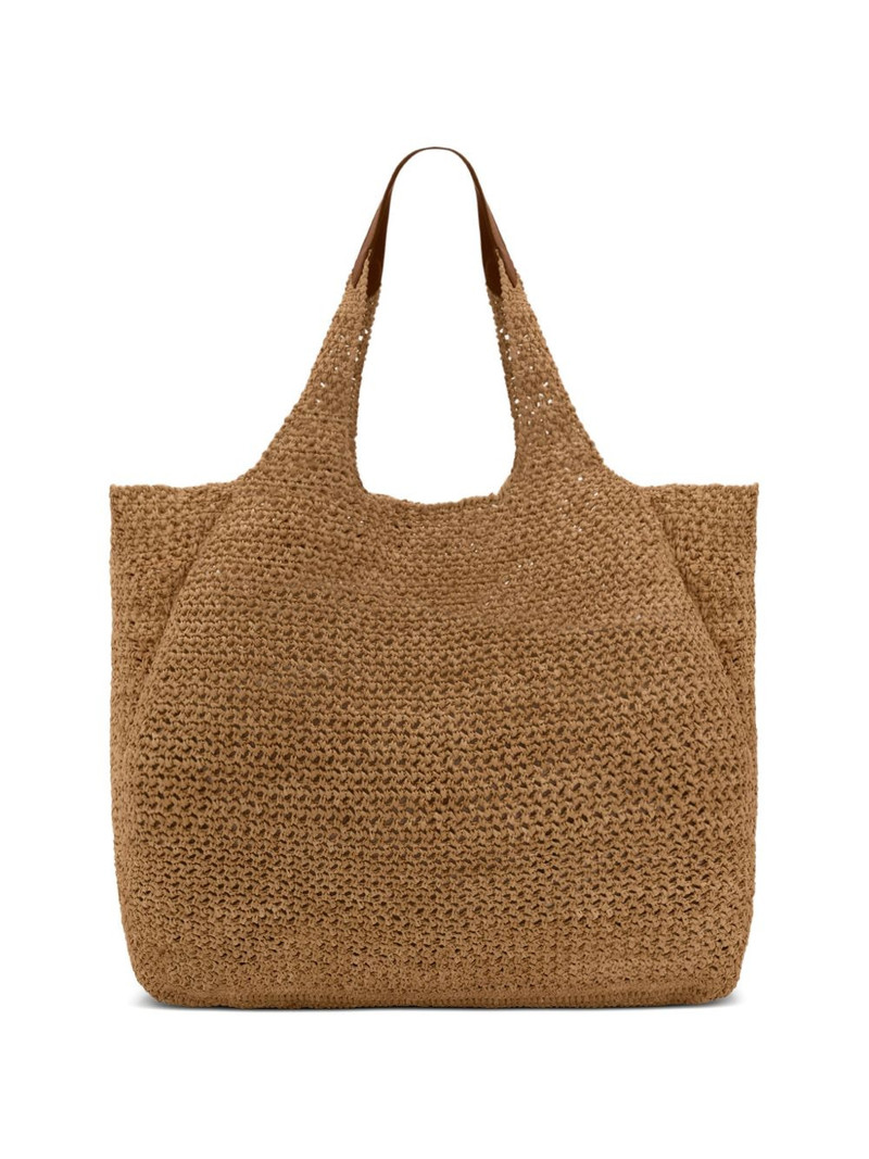 Oscar de la Renta Topaz floral-appliqué shoulder bag outlook