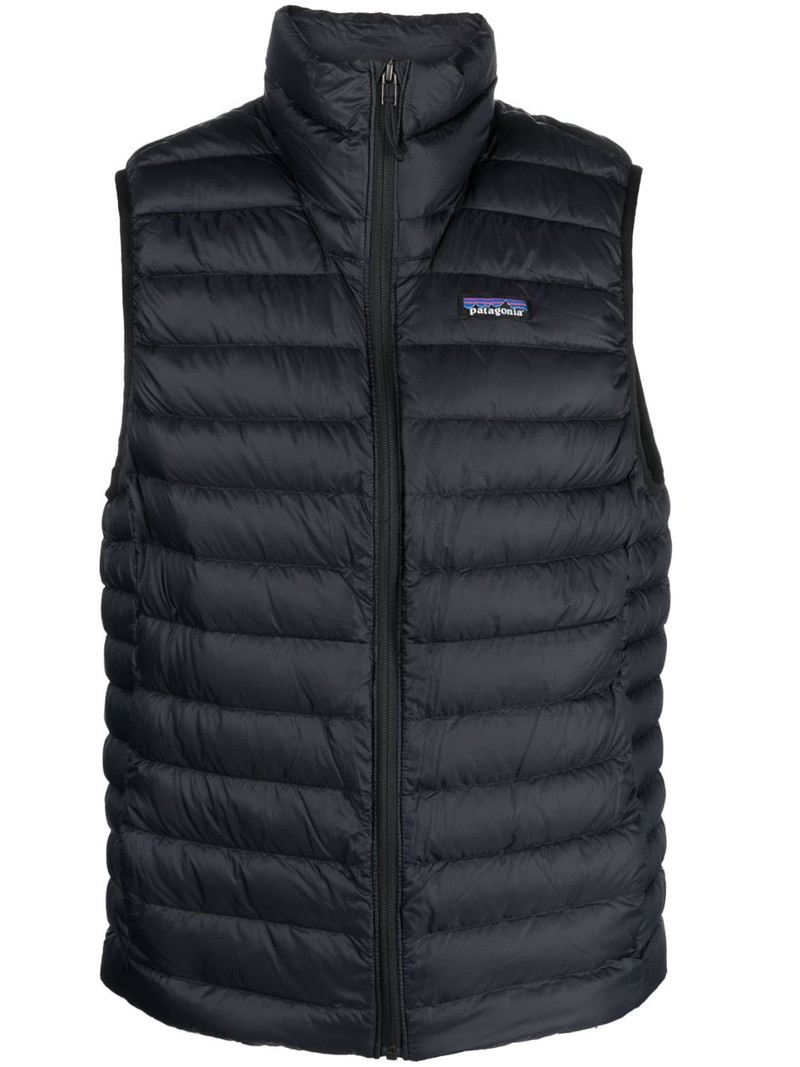 logo-patch feather-down gilet 1