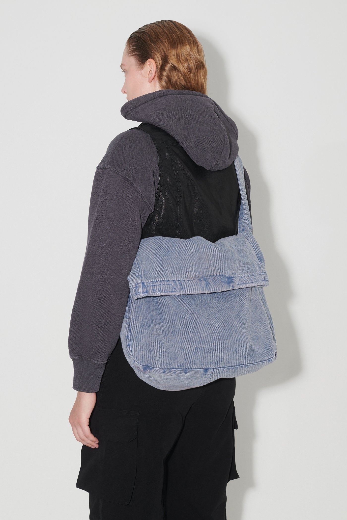 Sling Bag Twilight Attic Wash. 100% Cotton Unisex Sling Shoulder Bag. A4238STTA. Fall 2023 Accessori - 5