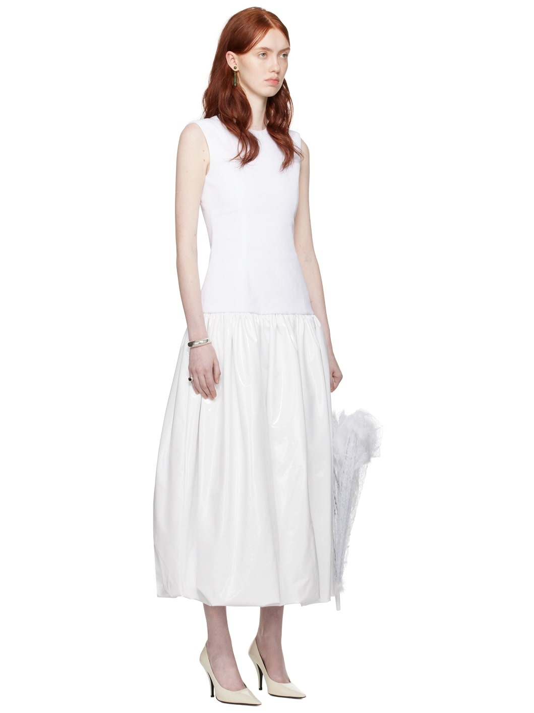 SSENSE Exclusive White Audrey Maxi Dress - 2