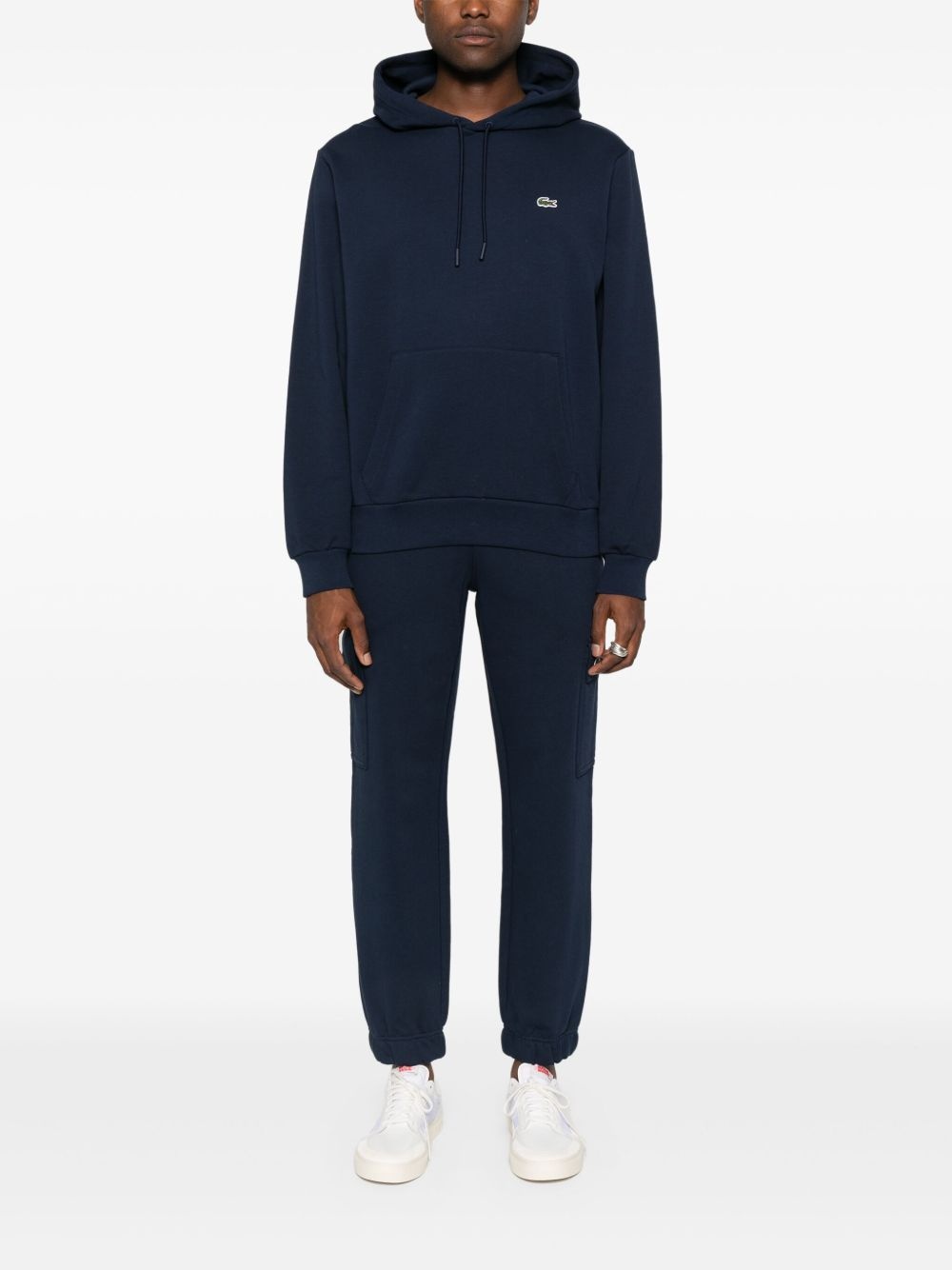 logo-embroidered hoodie - 2