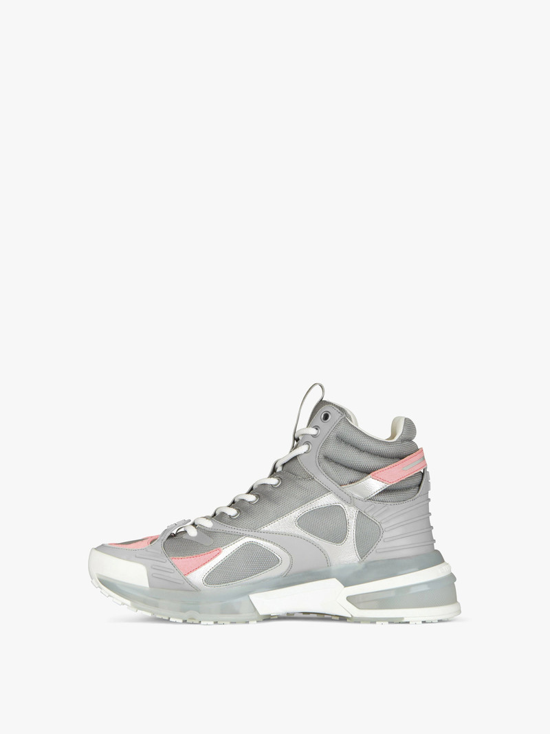 Givenchy GIV 1 TR HIGH SNEAKERS IN MESH, SUEDE AND LEATHER outlook