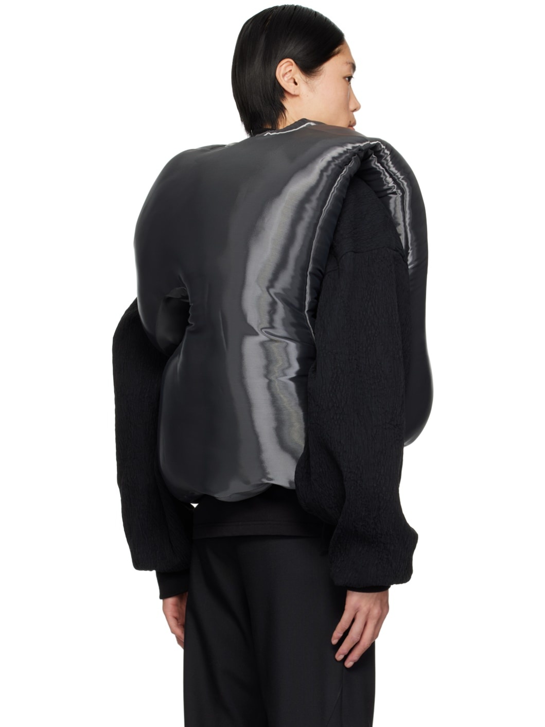 Gray Liquid Metal Vest - 3