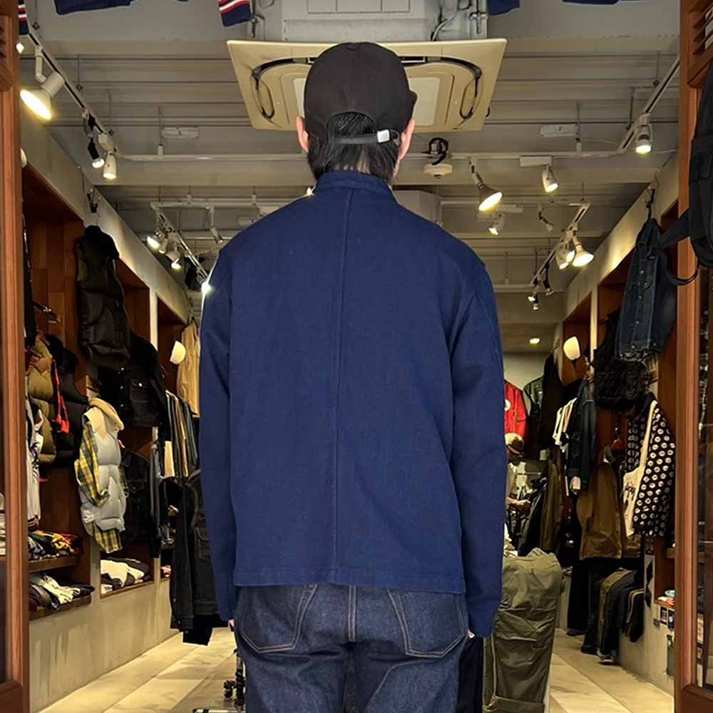 Honnai(Natural Indigo) Nijuu(Double-Weave) Sasiko Orienntaru(Oriental) Jaket - 1016589 - 12