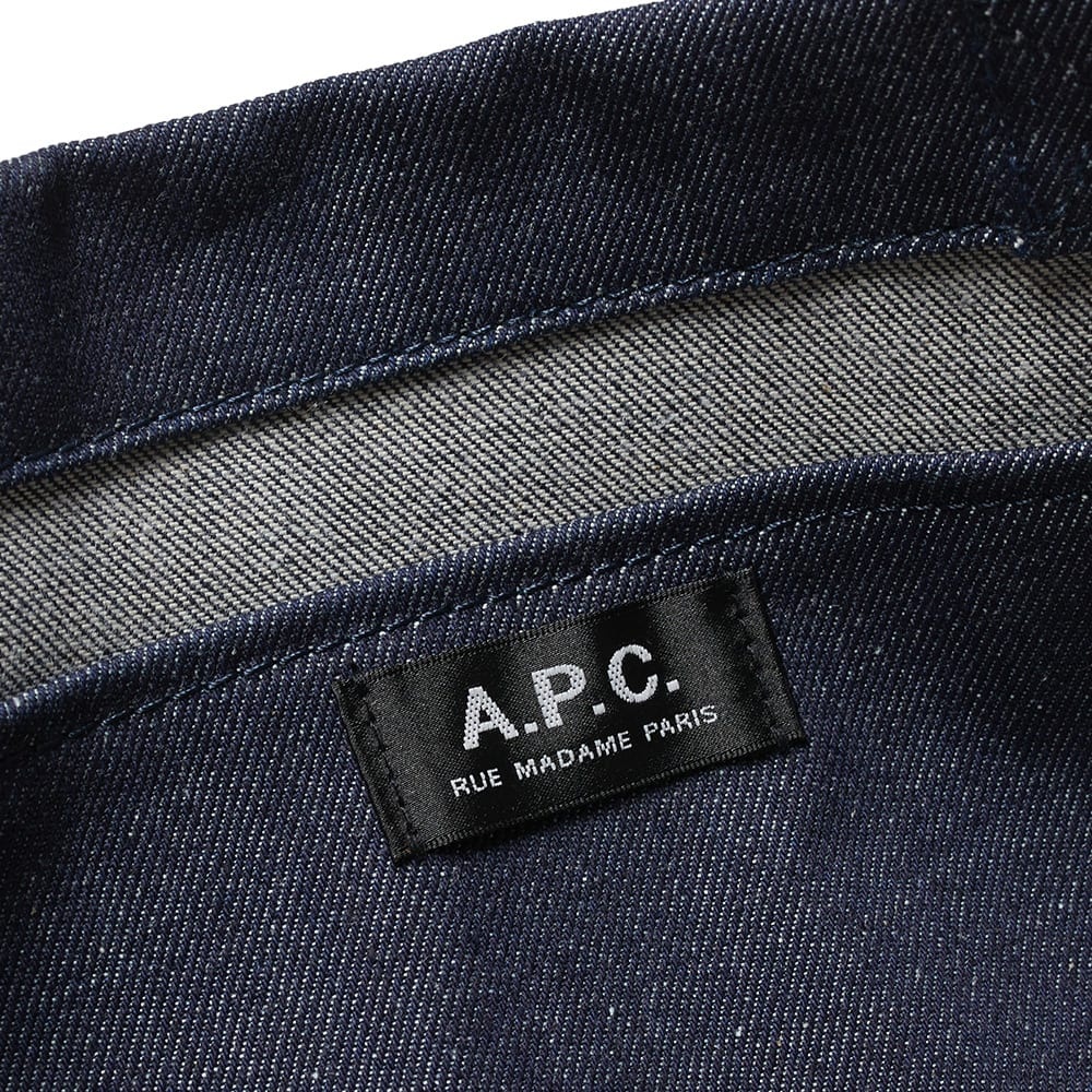 A.P.C. Guitar Logo Denim Tote Bag - 3