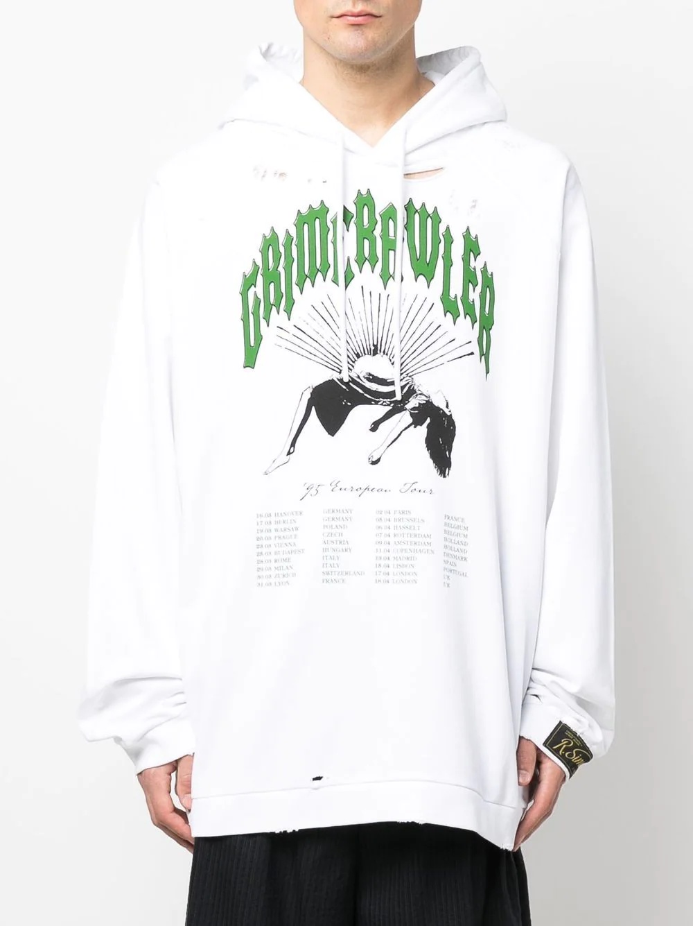 graphic-print hoodie - 3