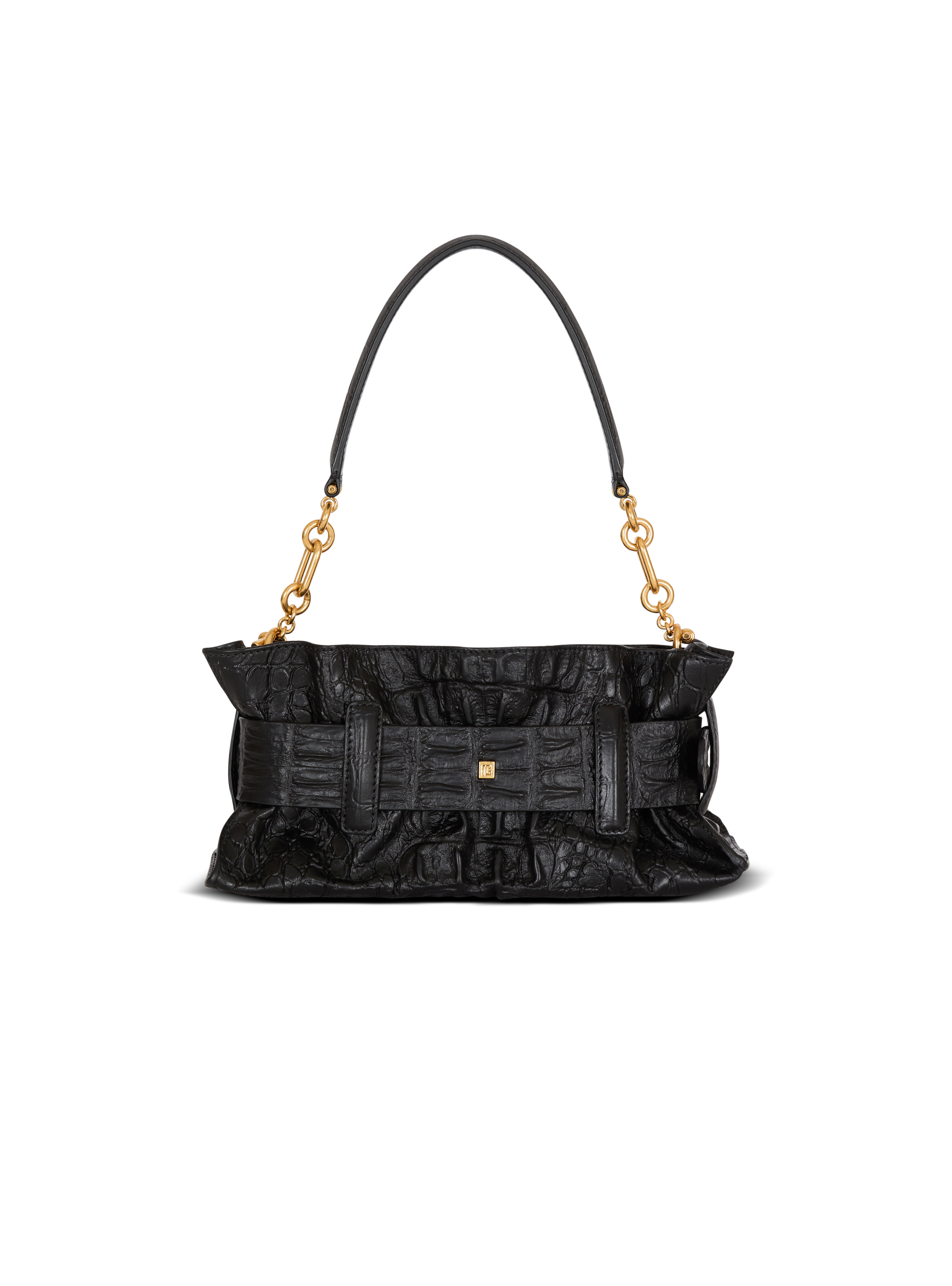 Mini Anthem bag in embossed crocodile-print calfskin - 4