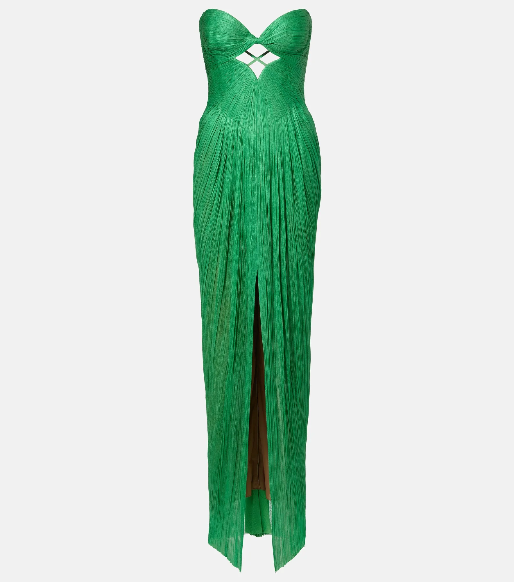Stephanie silk tulle corset gown - 1