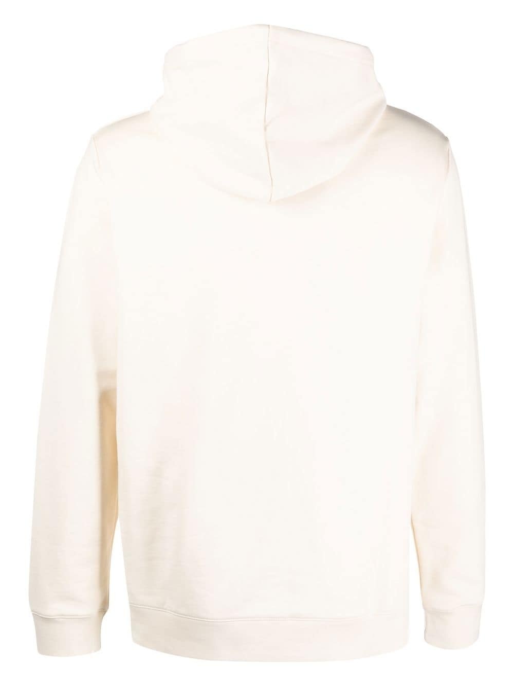 logo-print drawstring hoodie - 2