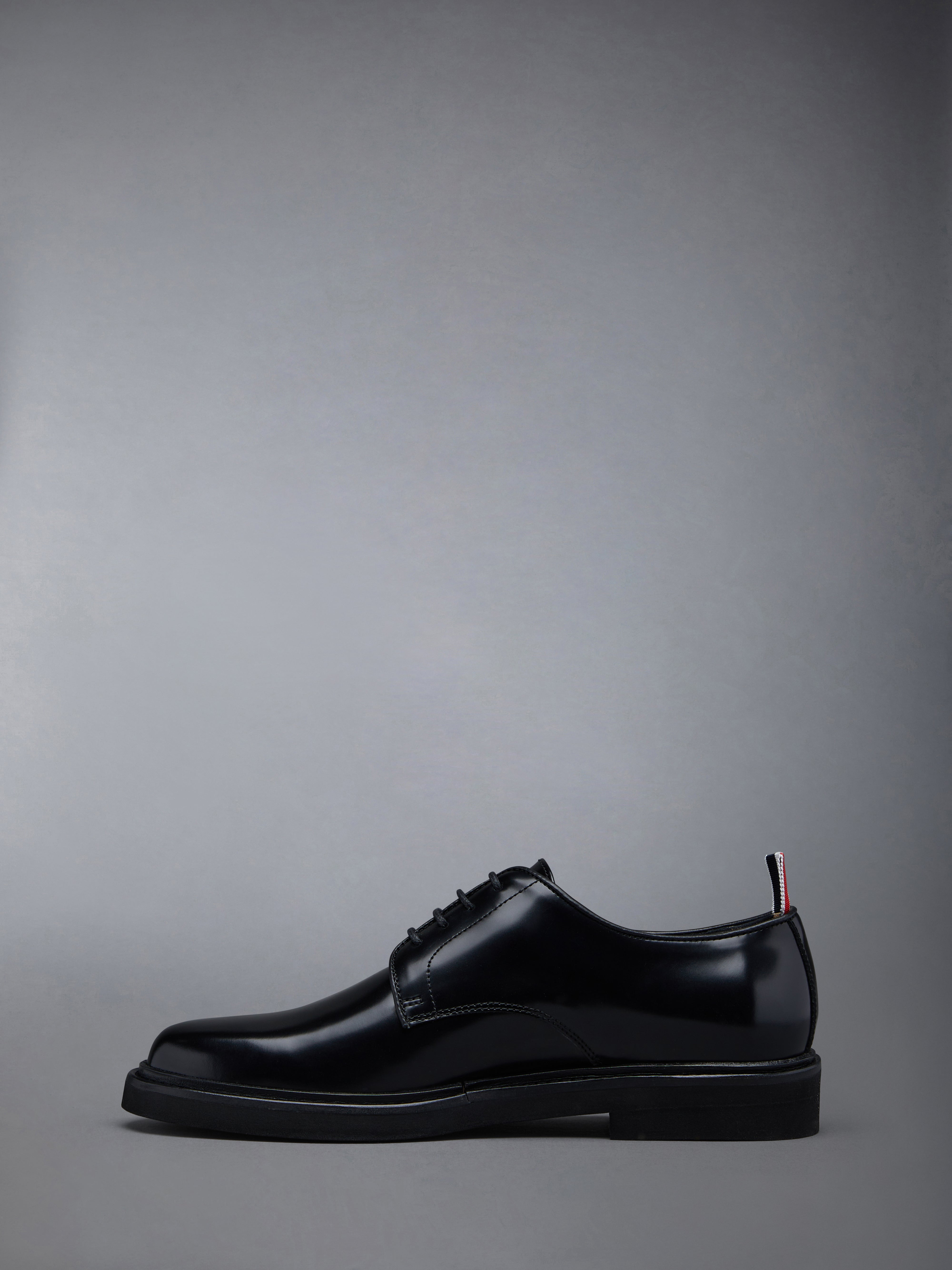 Black Calf Leather Micro Sole Uniform Shoe - 3