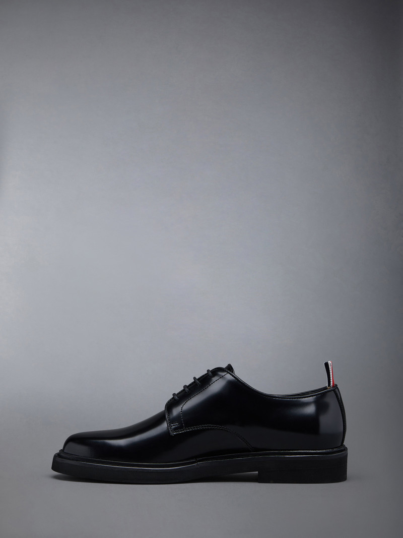 Thom Browne Black Calf Leather Micro Sole Uniform Shoe outlook