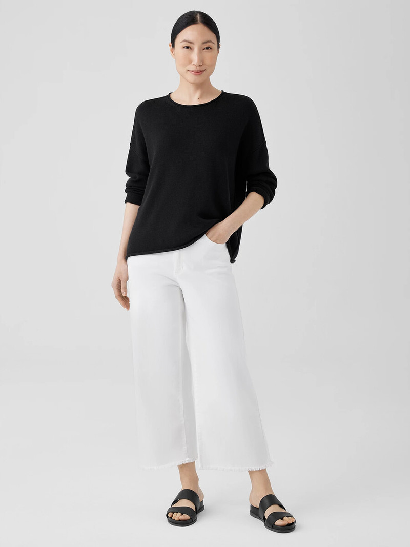 Peruvian Cotton Blend Crew Neck Top 3